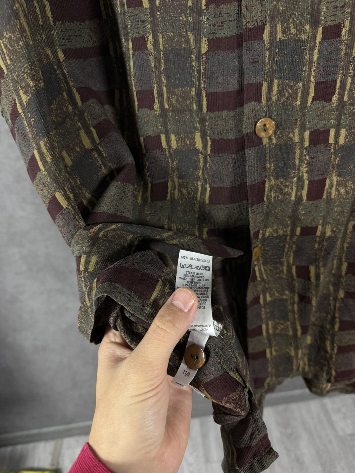 Vintage Art vintage designer silk shirt Size US XL / EU 56 / 4 - 4 Thumbnail