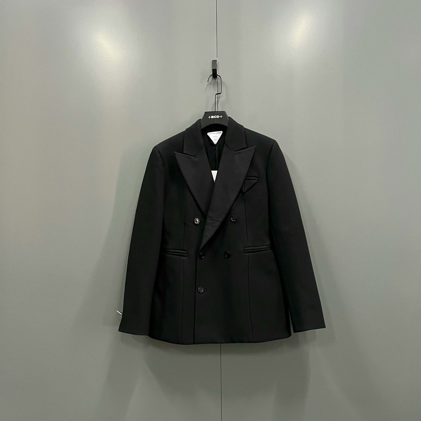 Bottega Veneta Bottega Veneta Black Double-Breasted Slim Suit Size US XS / EU 42 / 0 - 1 Thumbnail