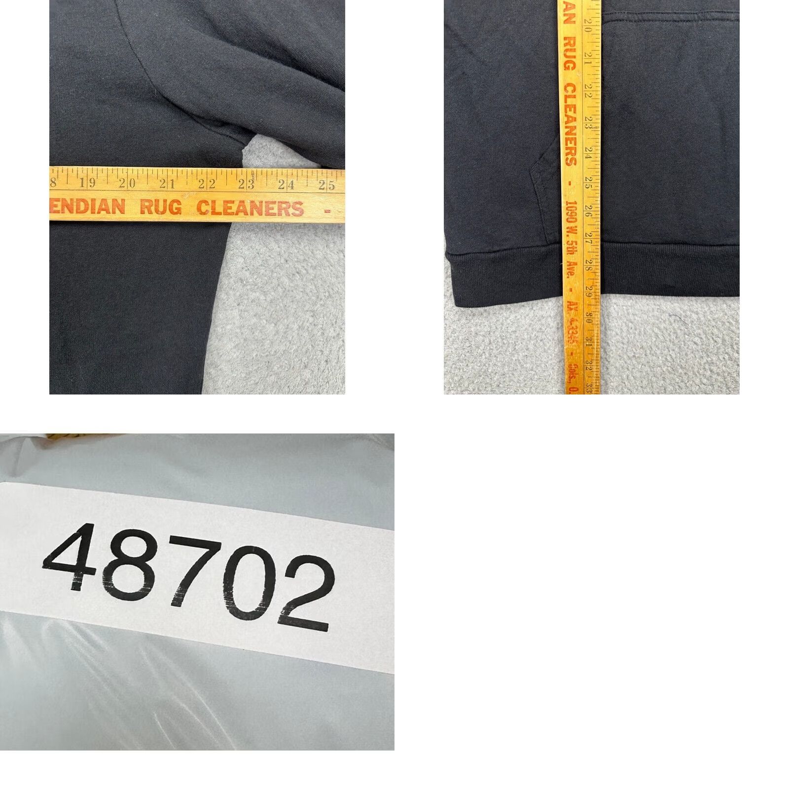 Marine Layer Marine Layer Hoodie Sweatshirt Adult Large Black Pullover Drawstring Men Size US L / EU 52-54 / 3 - 8 Thumbnail