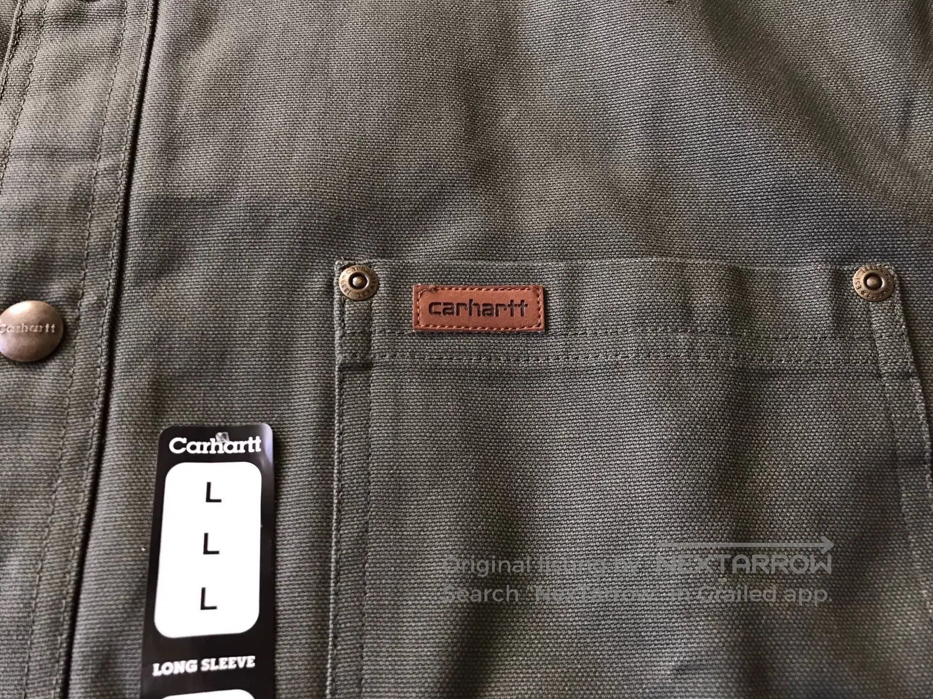 Carhartt Carhartt S296 MOS Work Shirt Jacket. Size US L / EU 52-54 / 3 - 5 Thumbnail