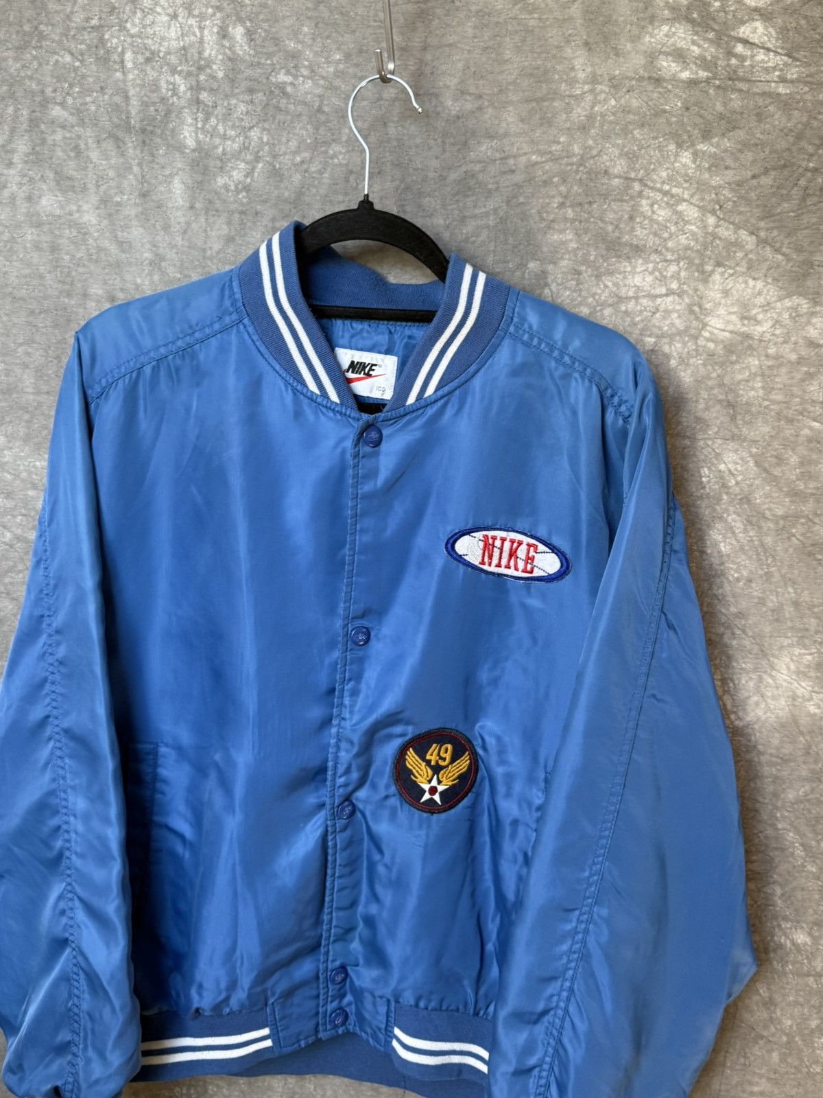 Japanese Brand × Nike × Vintage Vintage Sunfaded Nike Varsity Jacket Size US M / EU 48-50 / 2 - 3 Thumbnail