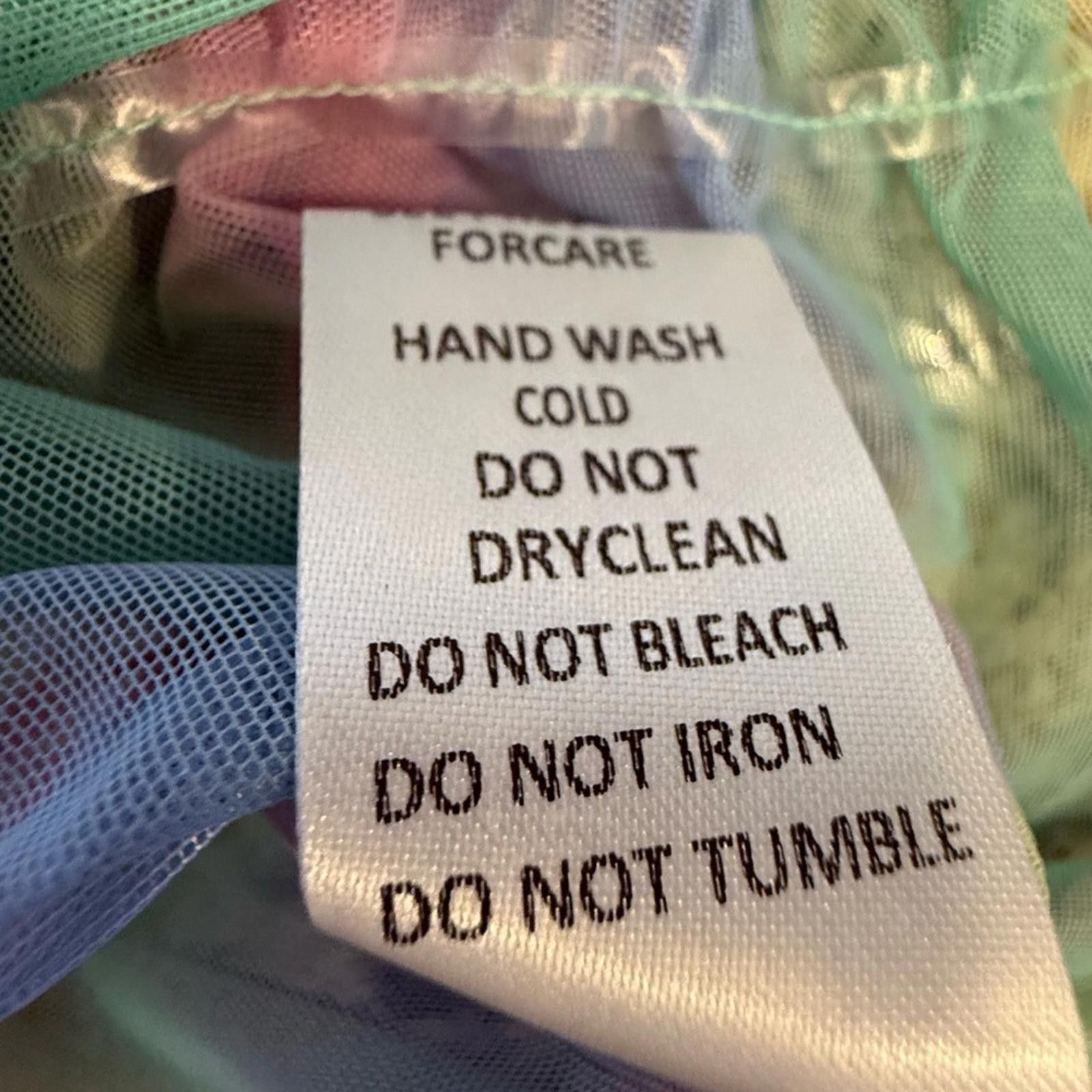 Other Davi & Dani pastel rainbow striped sheer ruched top SZ M Size M / US 6-8 / IT 42-44 - 6 Thumbnail