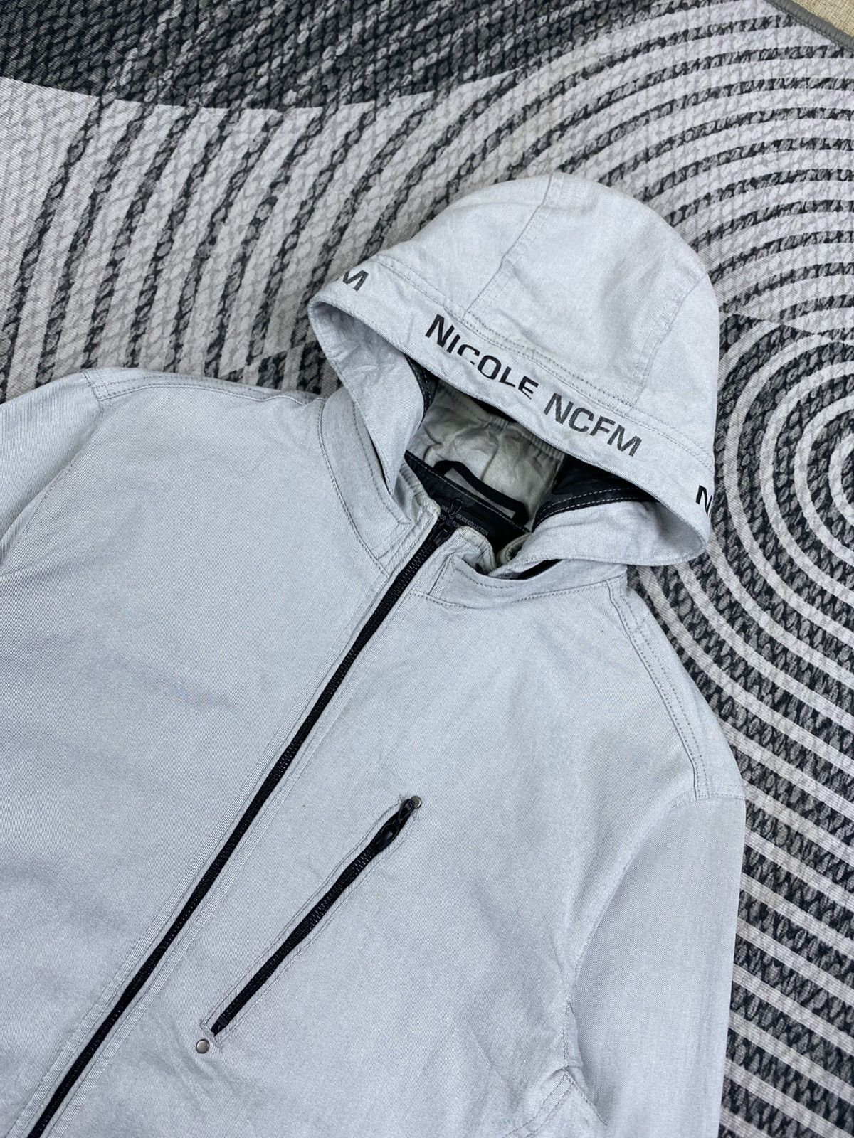 Nicole Club Vintage Nicole NCFM Light Grey Zip-Up Hooded Jacket Size US M / EU 48-50 / 2 - 6 Thumbnail