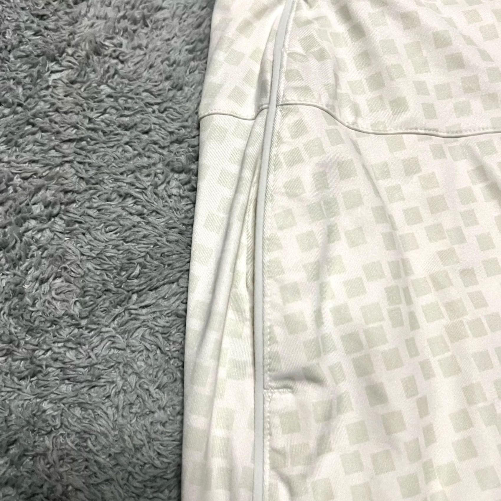 Nike Nike Skort Tennis Skirt Dri-Fit Geometric Print Womens Large L Regular White Size 36" / US 14 / IT 50 - 3 Thumbnail