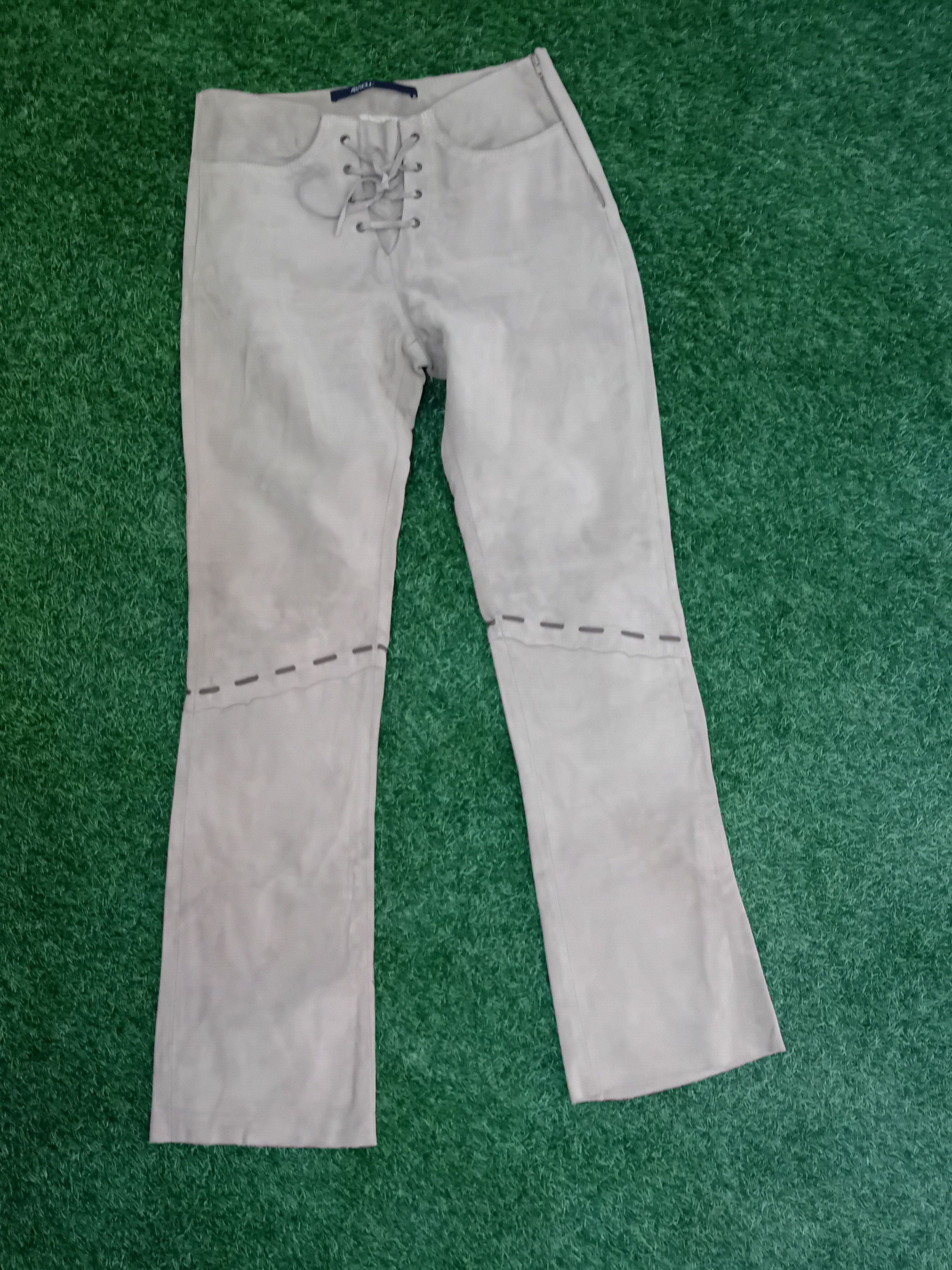 Other A°B°/SOUL° Archive Nude Suede Leather Suit (Blazer+Pants) Size S / US 4 / IT 40 - 9 Thumbnail