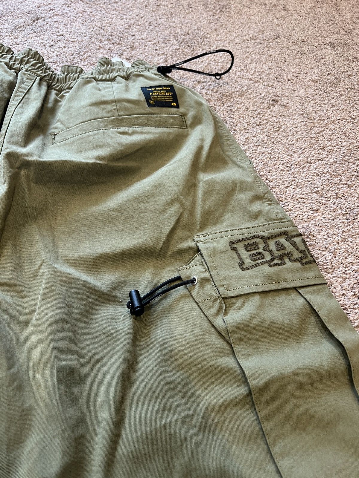 Bape Wide Cargo Shorts Size US 30 / EU 46 - 4 Thumbnail