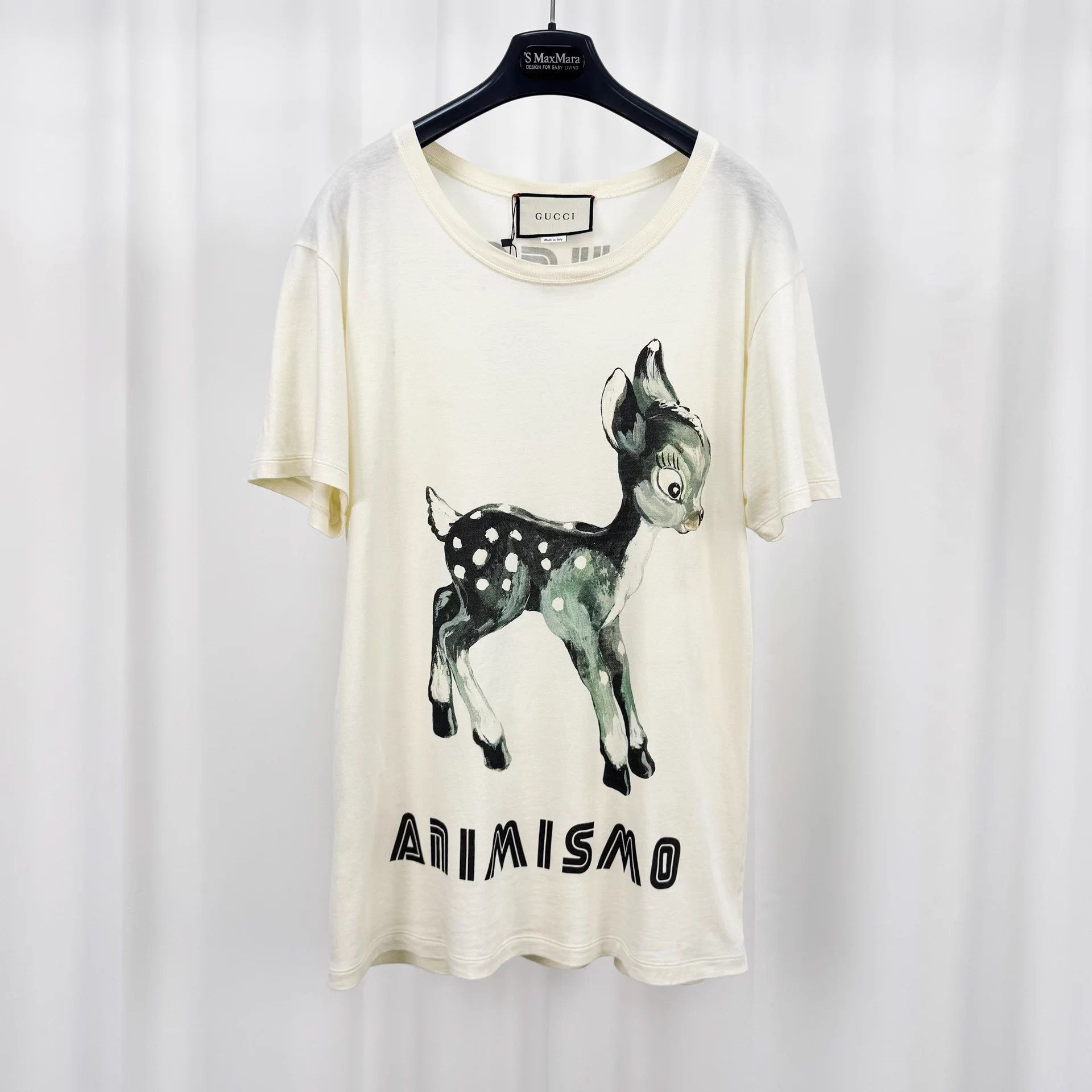 Gucci Gucci Deer Logo Print short tee XS 98 New Size US XS / EU 42 / 0 - 1 Thumbnail