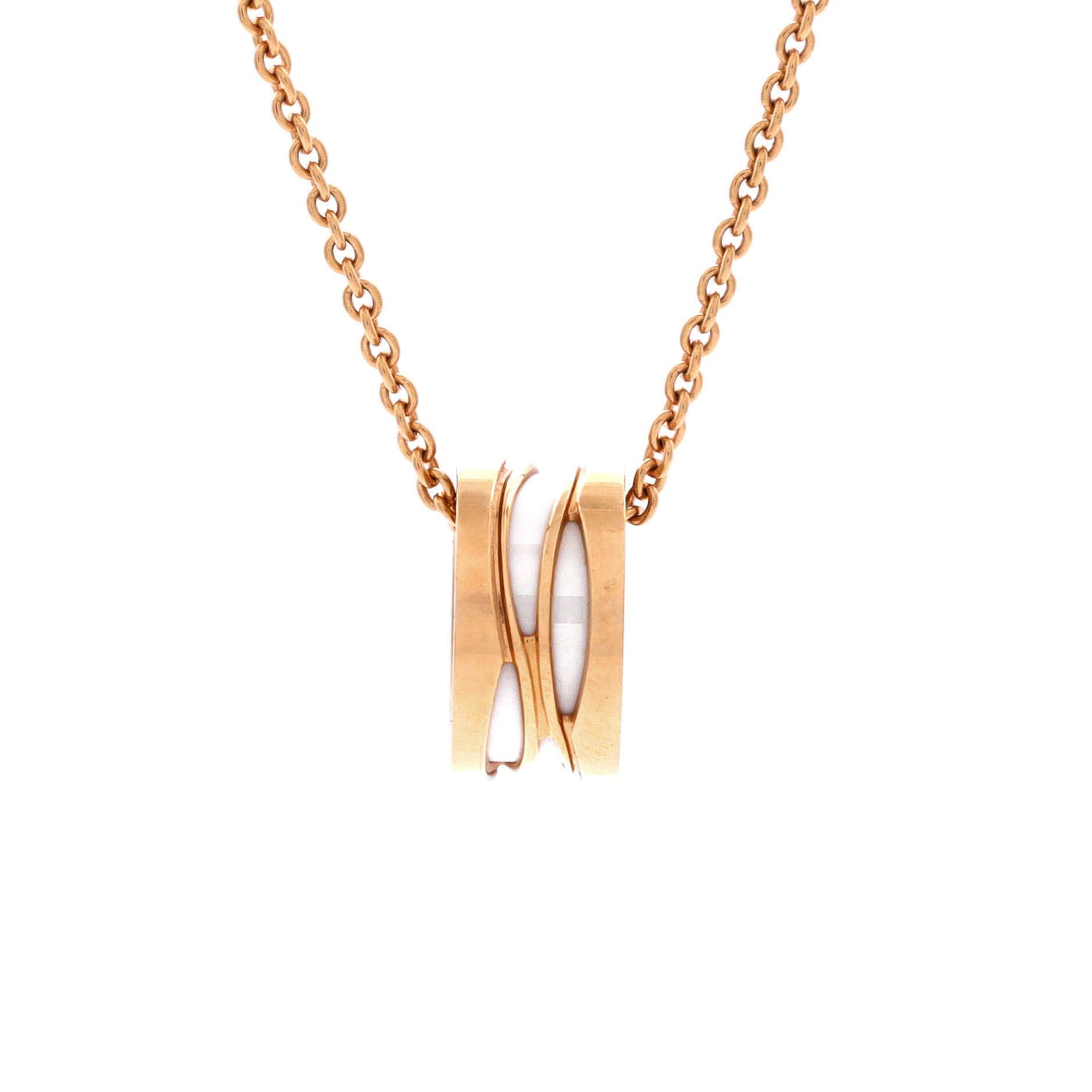 Bvlgari B.Zero1 Design Legend Zaha Hadid Pendant Necklace Size ONE SIZE - 1 Thumbnail