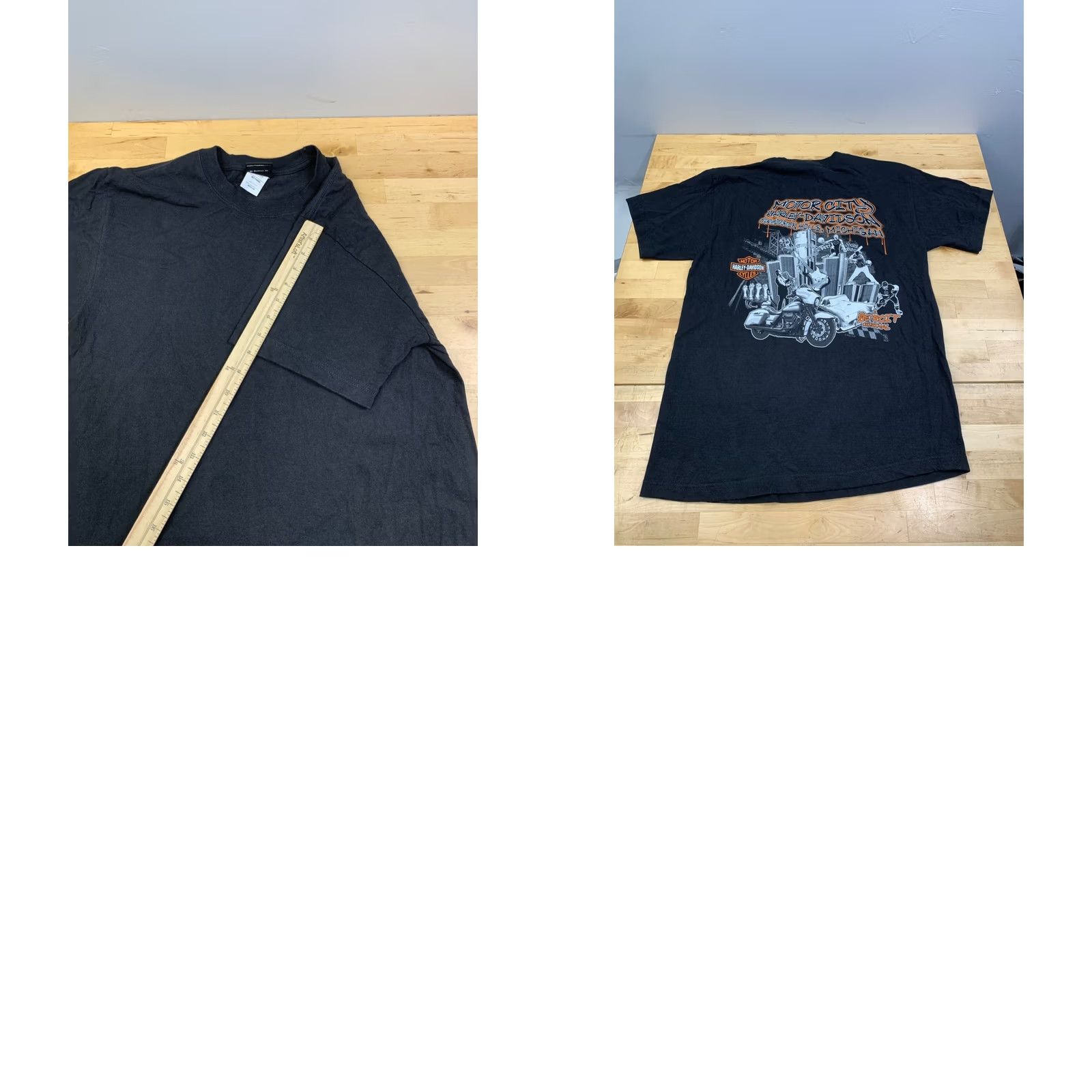 Harley Davidson Harley-Davidson Graphic Pocket Shirt Men M Black Detroit Music Cars Sports Shirt Size US M / EU 48-50 / 2 - 8 Thumbnail