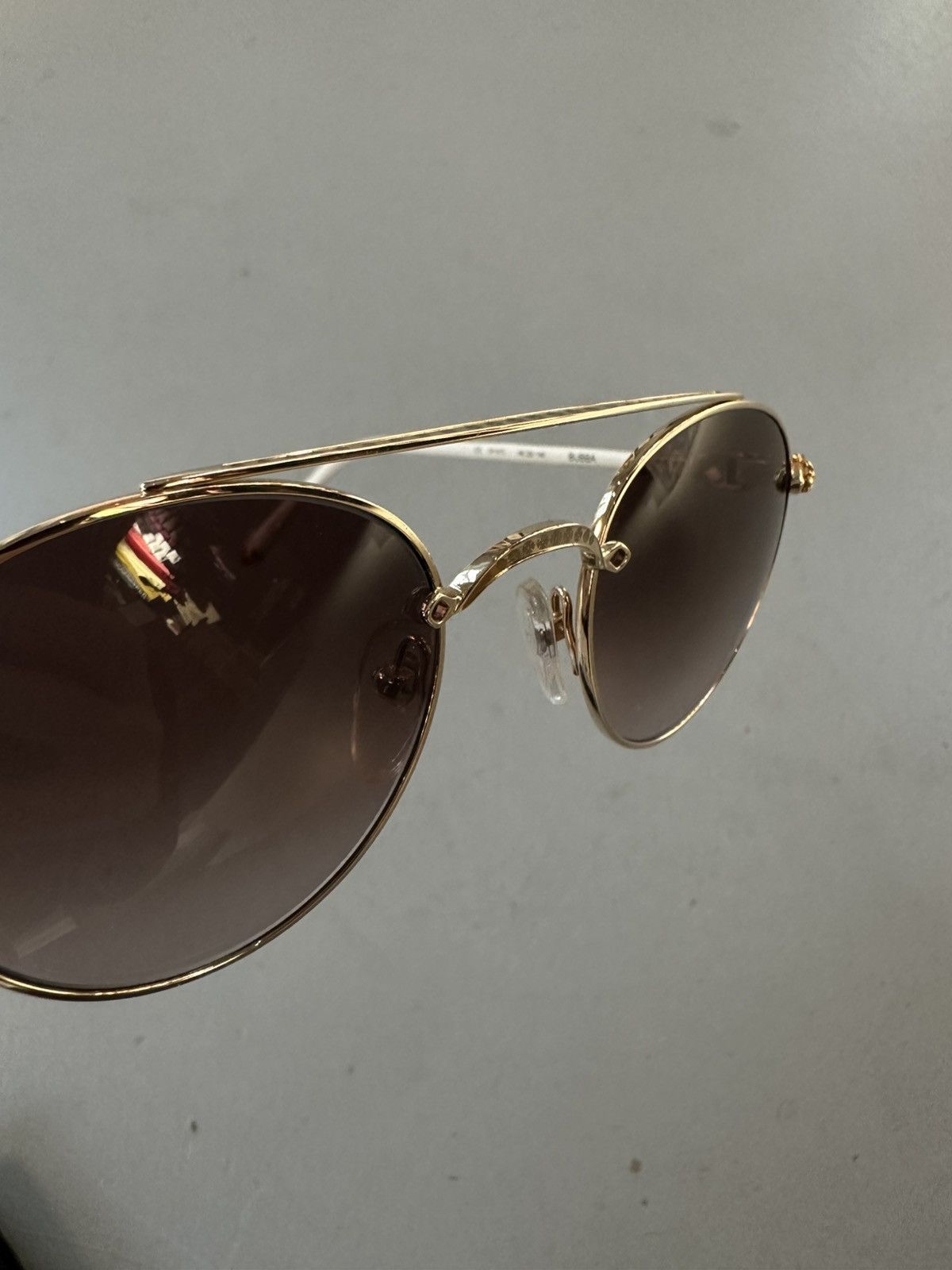 Chrome Hearts Chrome Hearts sunglasses bubba white gold Size ONE SIZE - 7 Thumbnail