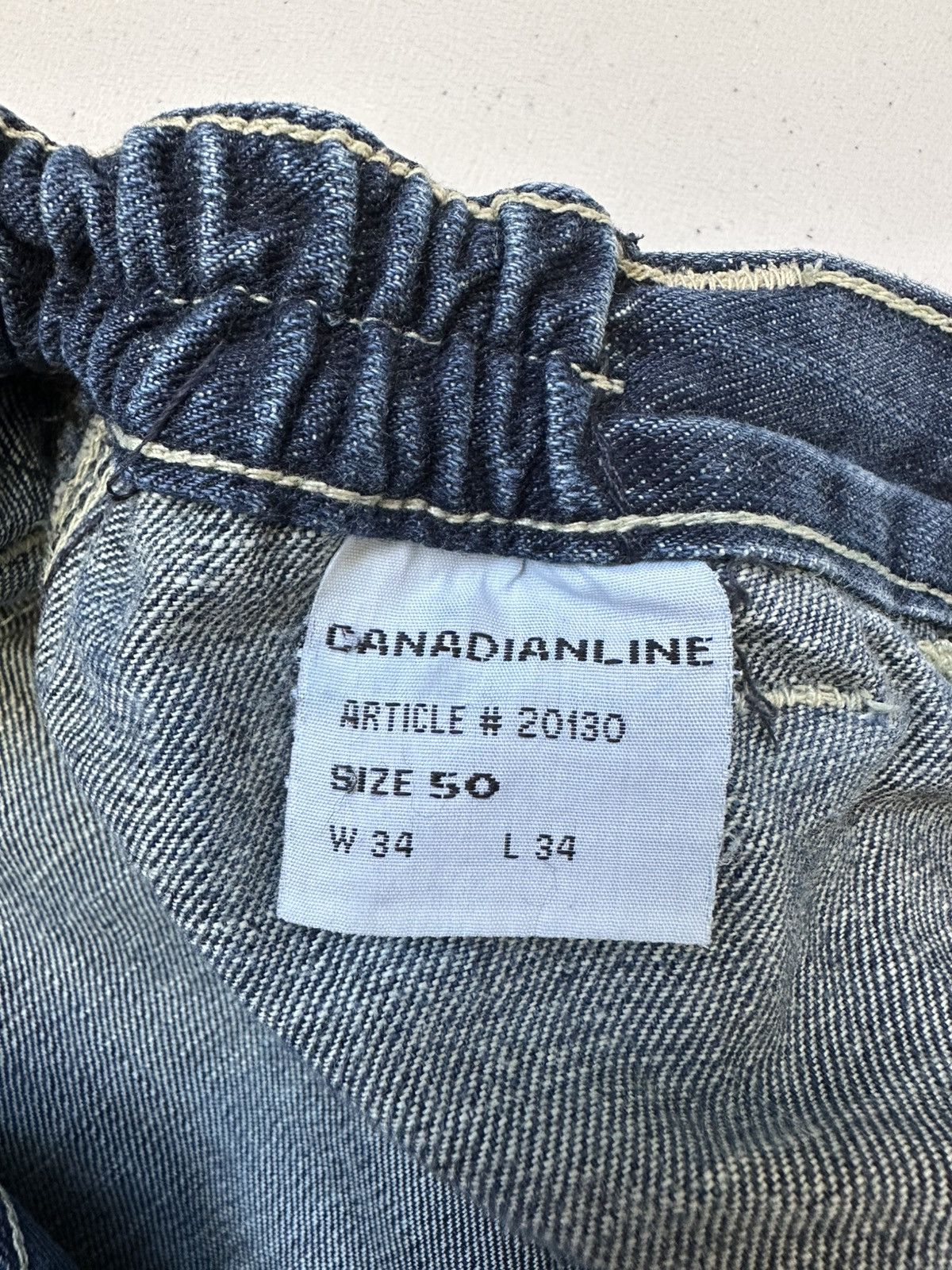 Vintage Vintage Y2k Carhartt Style Denim Jeans Streetwear Size US 34 / EU 50 - 10 Thumbnail