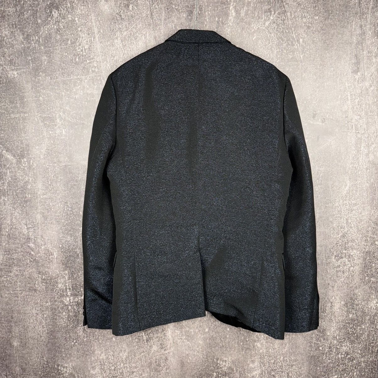 Hugo Boss Hugo boss Red Label Navy Tuxedo satin Blazer jacket shine Size 50R - 4 Thumbnail