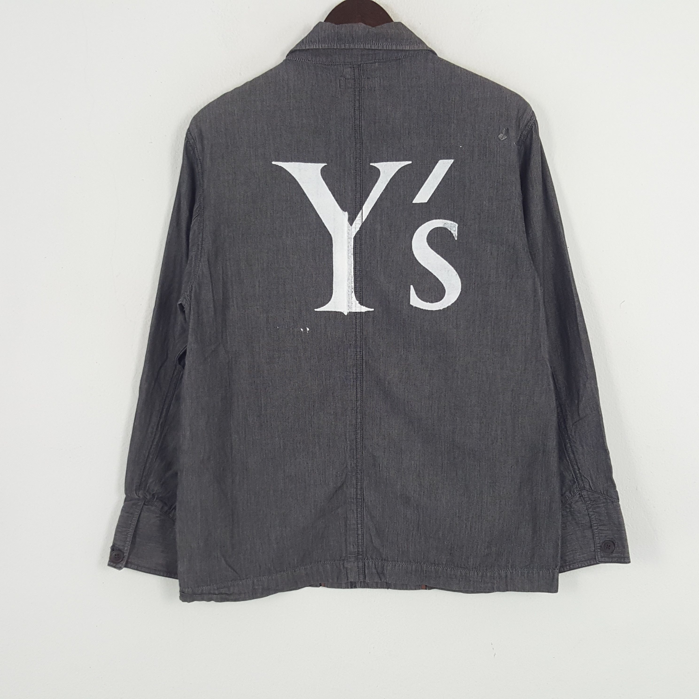 Designer × Vintage × Yohji Yamamoto Sacsny by Yohji Yamamoto Custom Big Logo Button Up Jacket Size US M / EU 48-50 / 2 - 1 Thumbnail