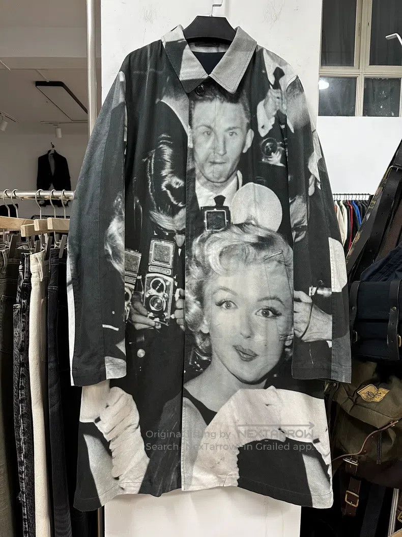 Dries Van Noten DRIES VAN NOTEN Marilyn Monroe Print Coat | Grailed