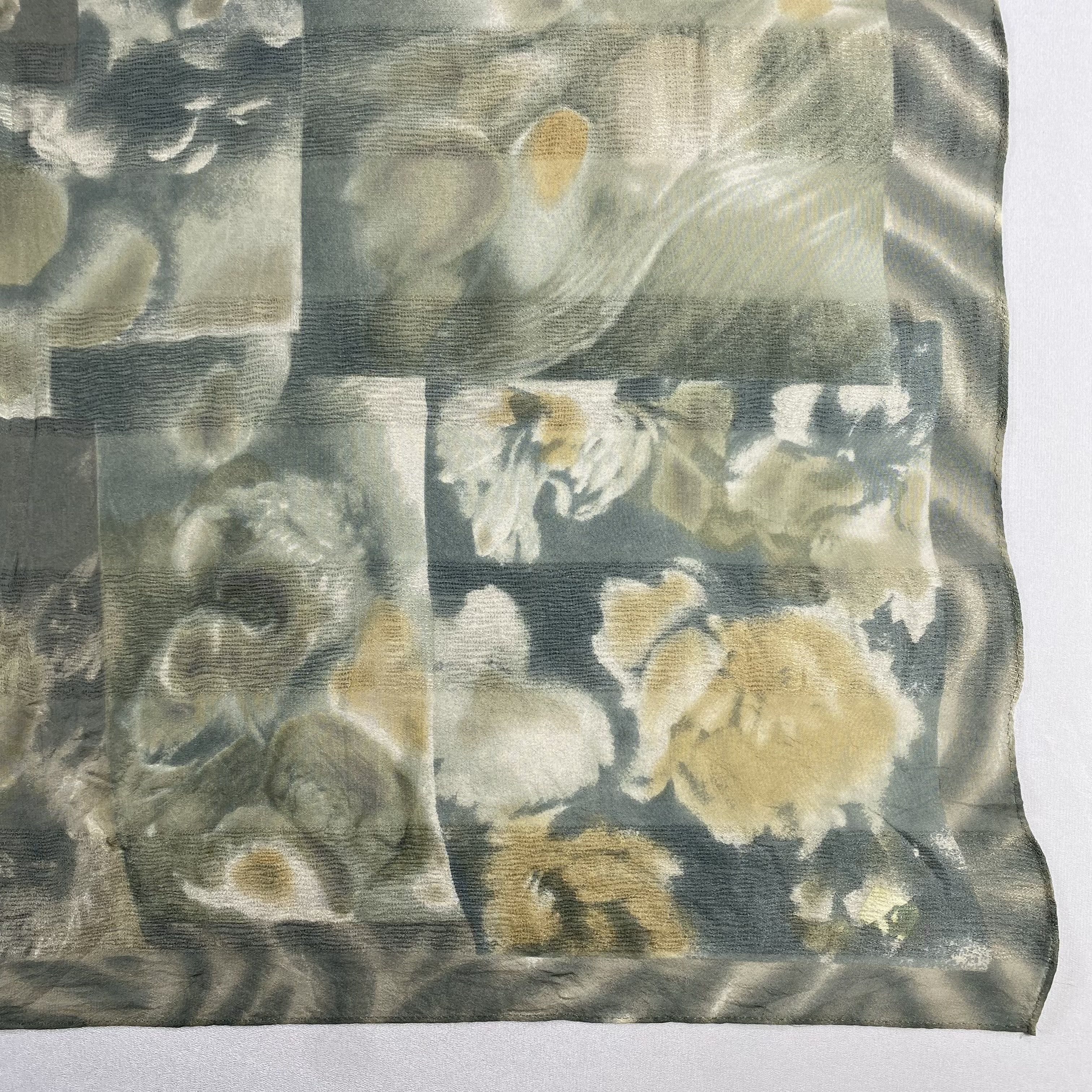 Japanese Brand × Vintage Vintage Floral Silk Scarf SS084 Size ONE SIZE - 2 Thumbnail