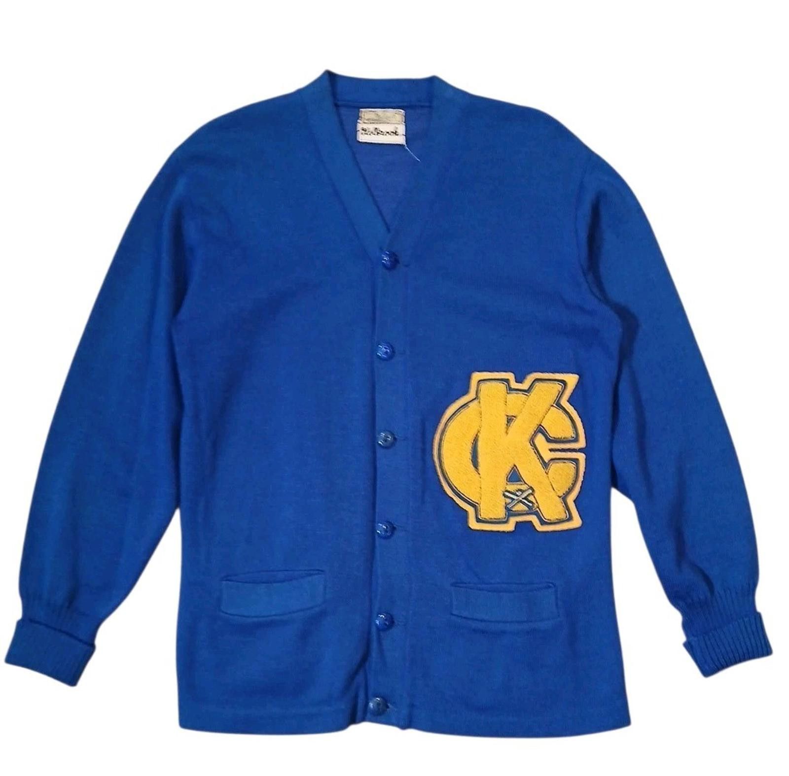 Other 50's HL Whiting Co Large Letterman Wool Cardigan Made In USA Size US L / EU 52-54 / 3 - 1 Thumbnail