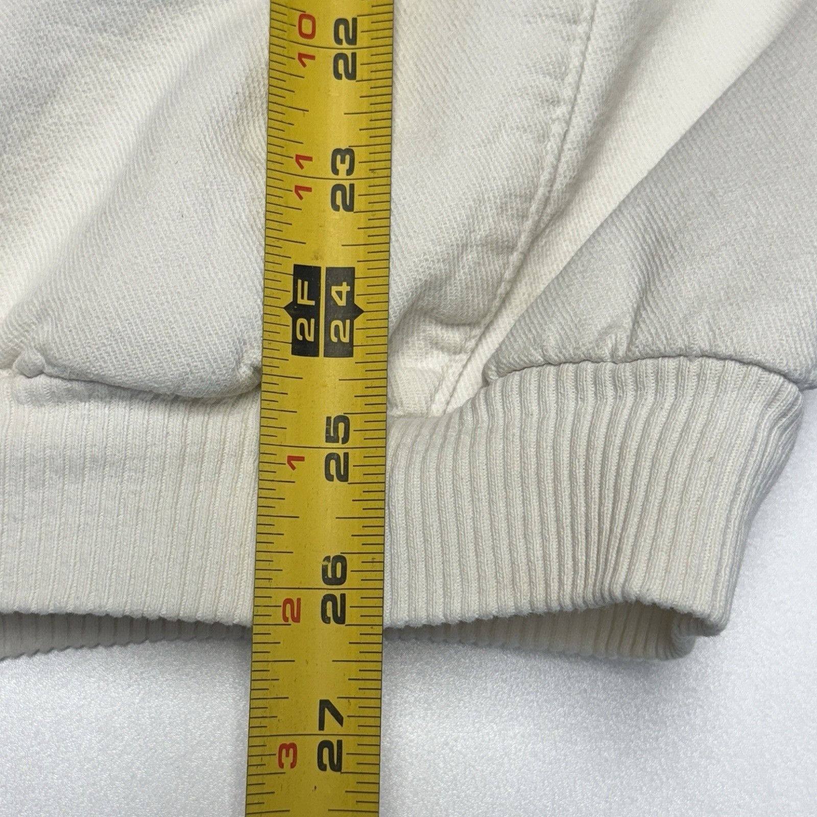 Vintage Vintage Crazy Shirts Hoodie Sweatshirt Mens Large White Embr Size US L / EU 52-54 / 3 - 13 Thumbnail