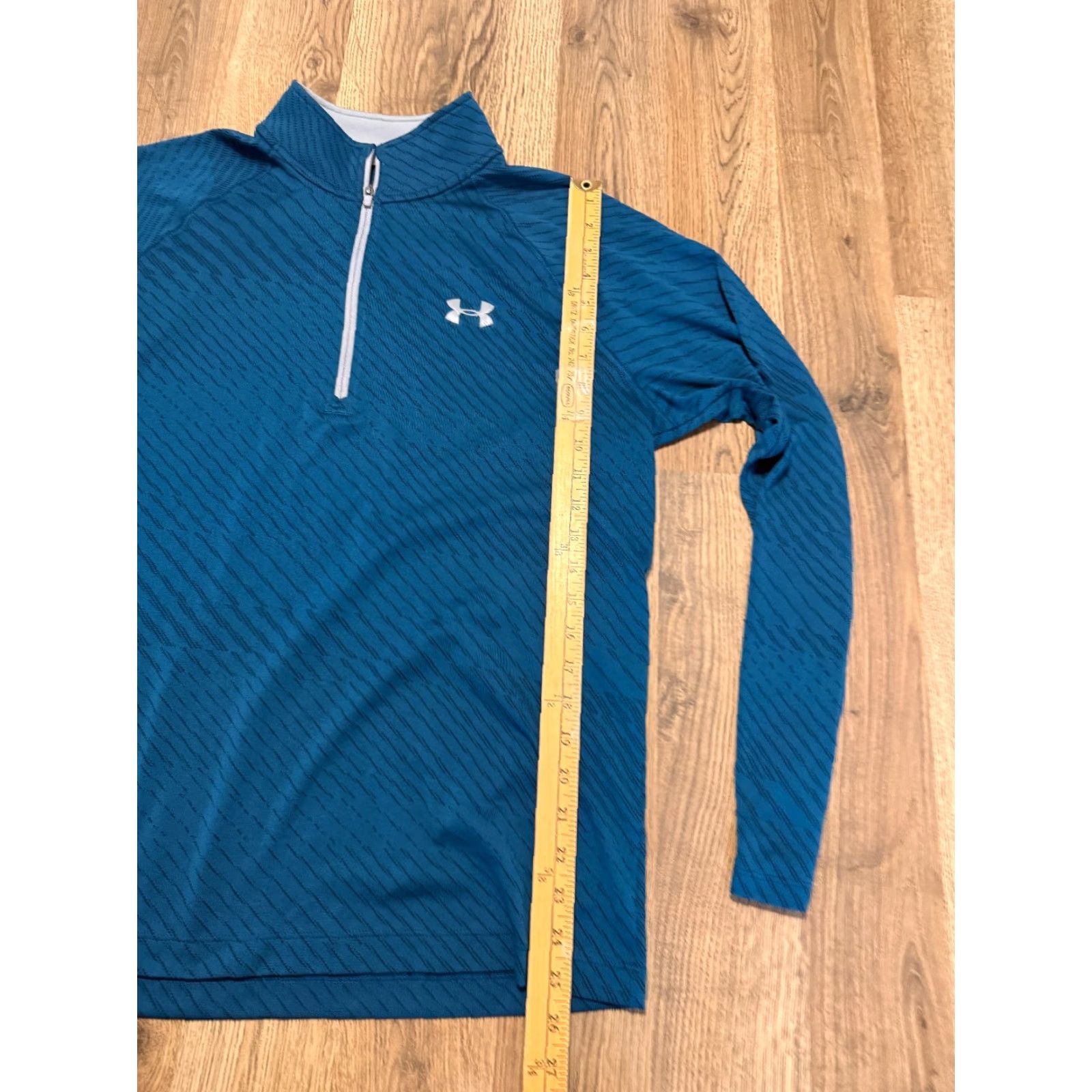 Under Armour Under Armour Shirt Men's Large Blue Long Sleeve Quarter Zip Heatgear T-Shirt Size US L / EU 52-54 / 3 - 7 Thumbnail