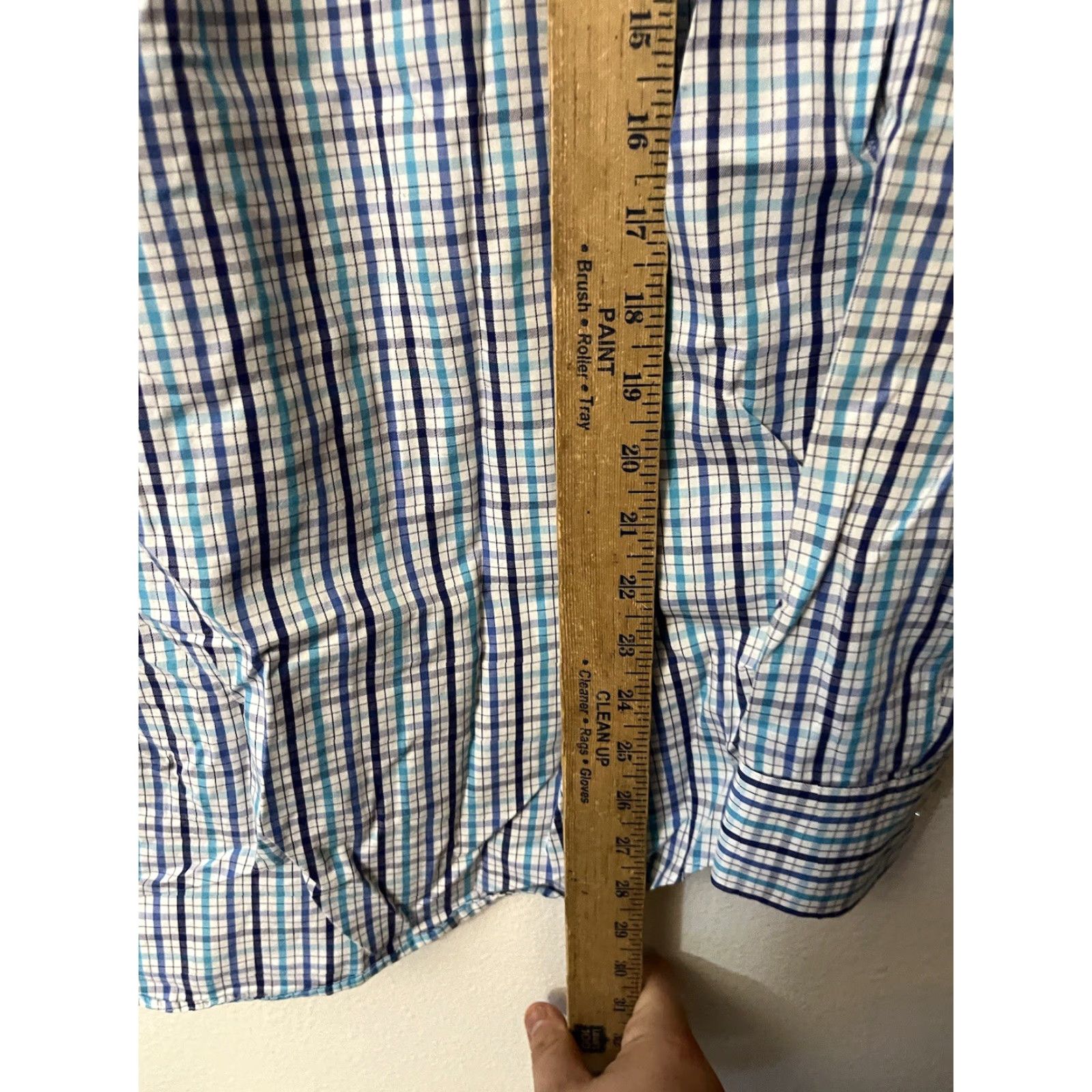 Banana Republic Banana Republic Button-Up Shirt Men M Multicolor Plaid Slim Fit Easy Care Non Iron Long Sleeve Size US M / EU 48-50 / 2 - 4 Thumbnail