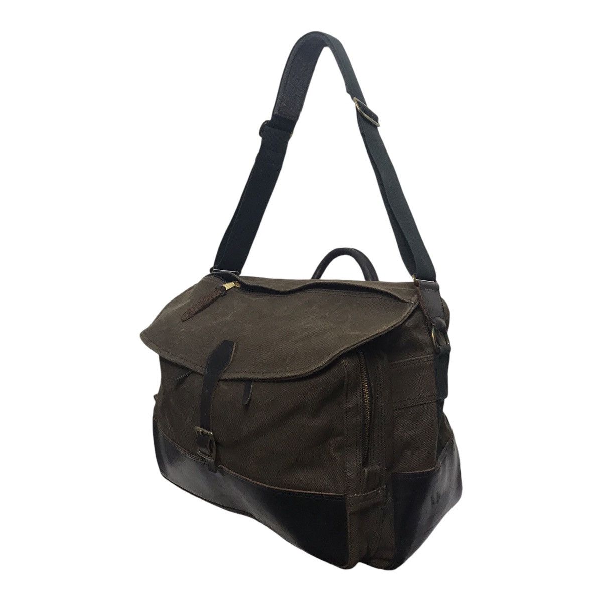 Japanese Brand × Vintage Japanese Artsand Craft Canvas Two Sling/Tote Bag Size ONE SIZE - 2 Thumbnail