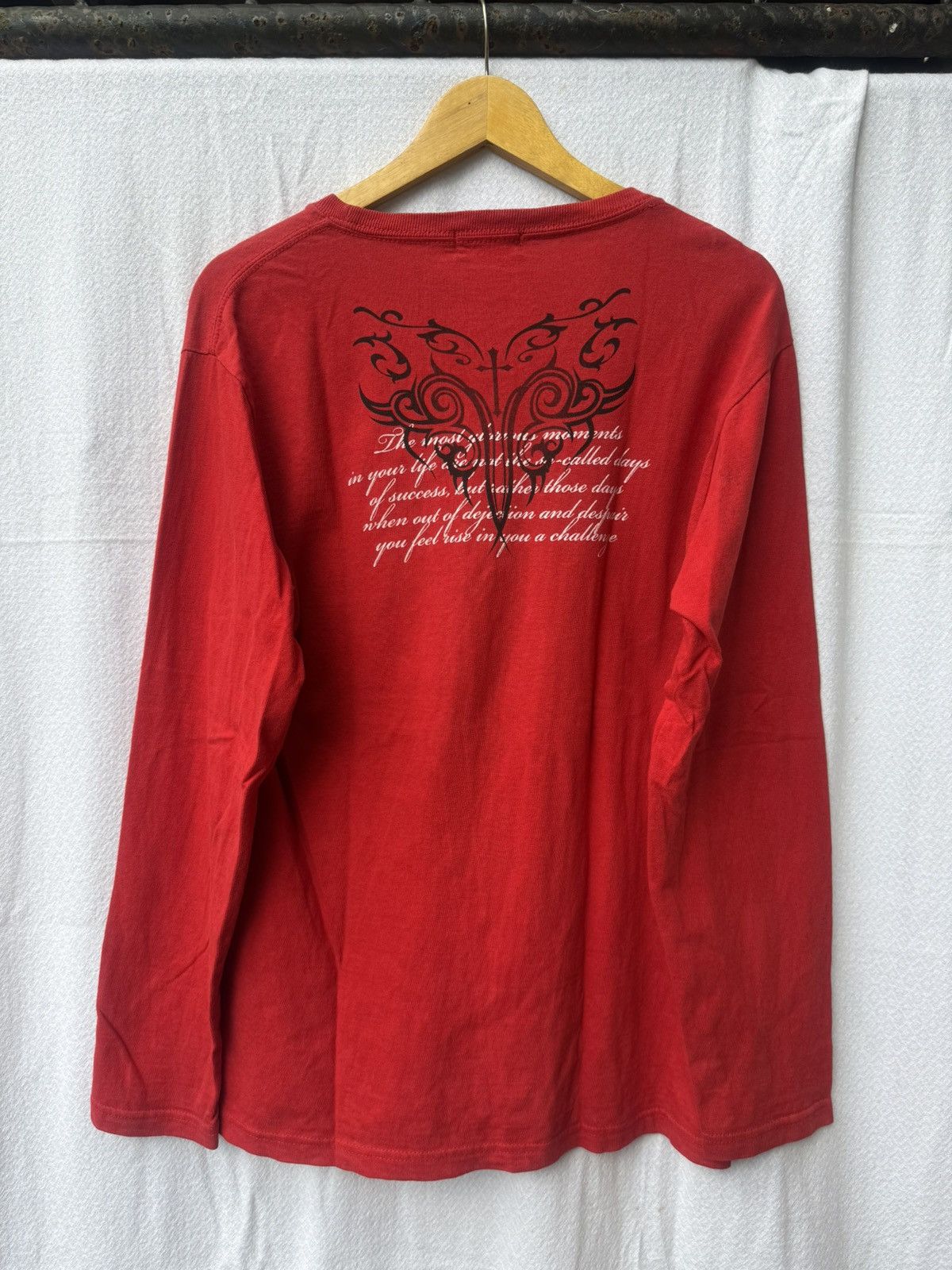 Hysteric Glamour Quatre Vingt Dixans Japanese Style Poem Longsleeve Size US M / EU 48-50 / 2 - 2 Thumbnail