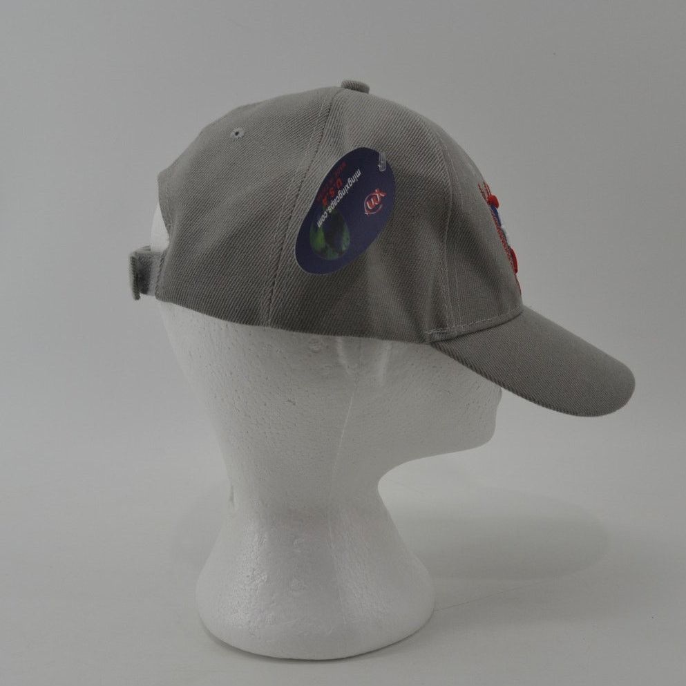 Other Puerto Rico Baseball Cap Hat Gray Red White Blue Adjustable Size ONE SIZE - 9 Thumbnail