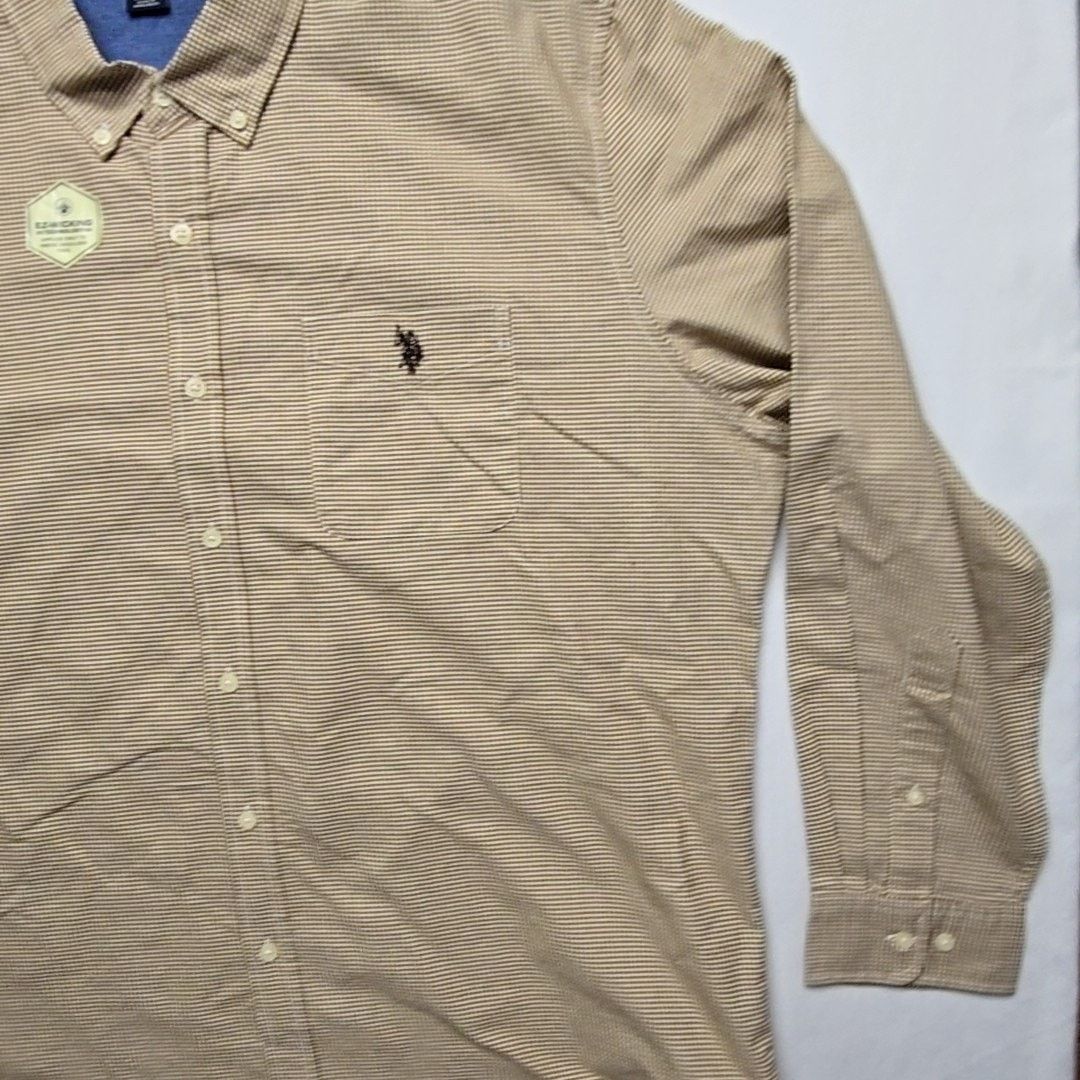 U.S. Polo Assn. U.S. Polo Assn. Button Down Checkered Long Sleeve 2XL Shirt Size US XXL / EU 58 / 5 - 2 Thumbnail