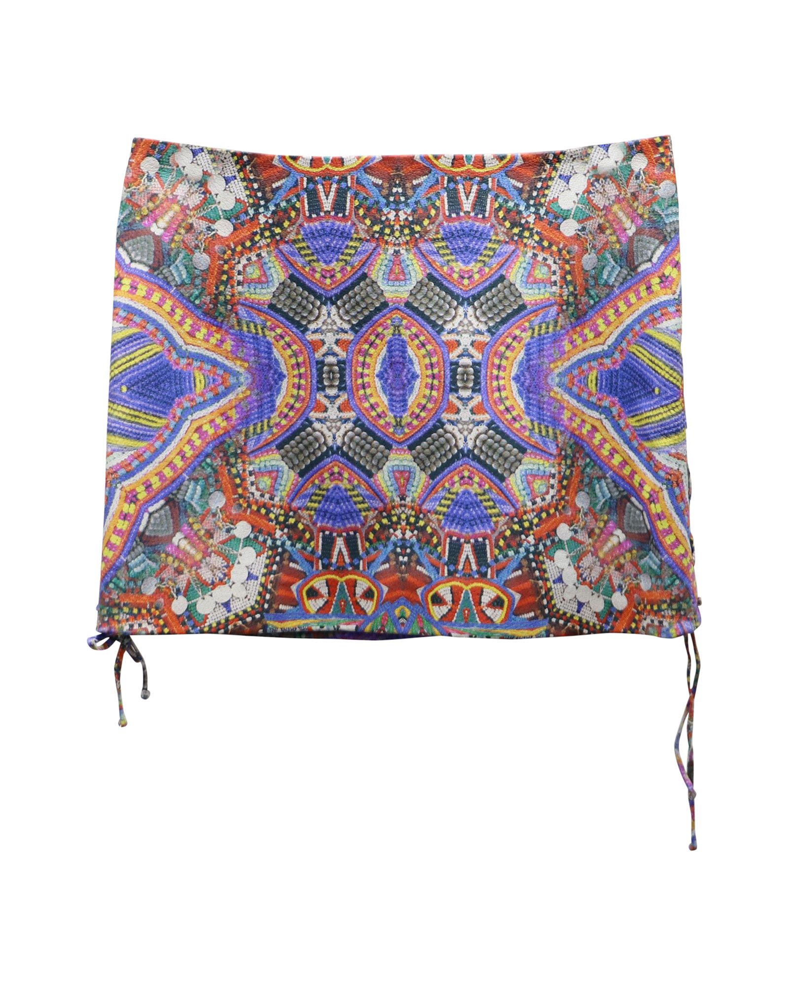 CAMILLA Camilla Geometric Print Mini Skirt in Multicolor Polyester Size 25" / US 0 / IT 36 - 1 Thumbnail