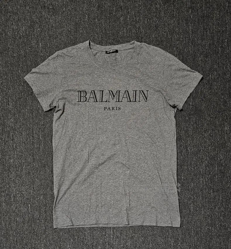 Balmain Balmain Paris Logo Short Sleeve T. Size US L / EU 52-54 / 3 - 1 Thumbnail