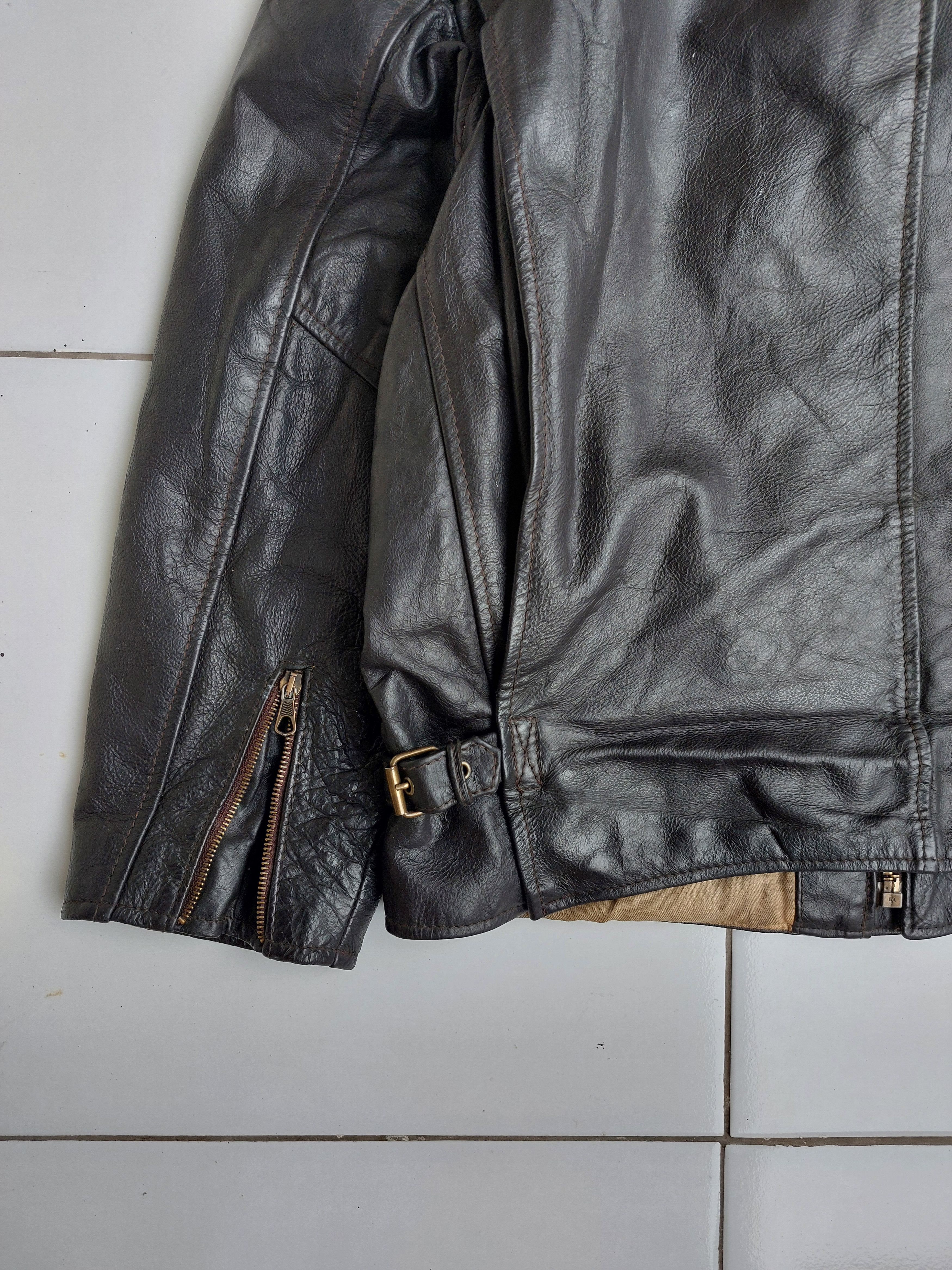 Vintage Mc Clures Vintage Leather Jacket Size US L / EU 52-54 / 3 - 10 Thumbnail