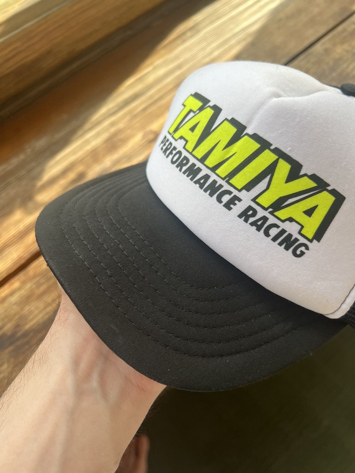 Japanese Brand Vintage Racing TAMIYA Trucker Hat Y2K Cap Size ONE SIZE - 13 Thumbnail