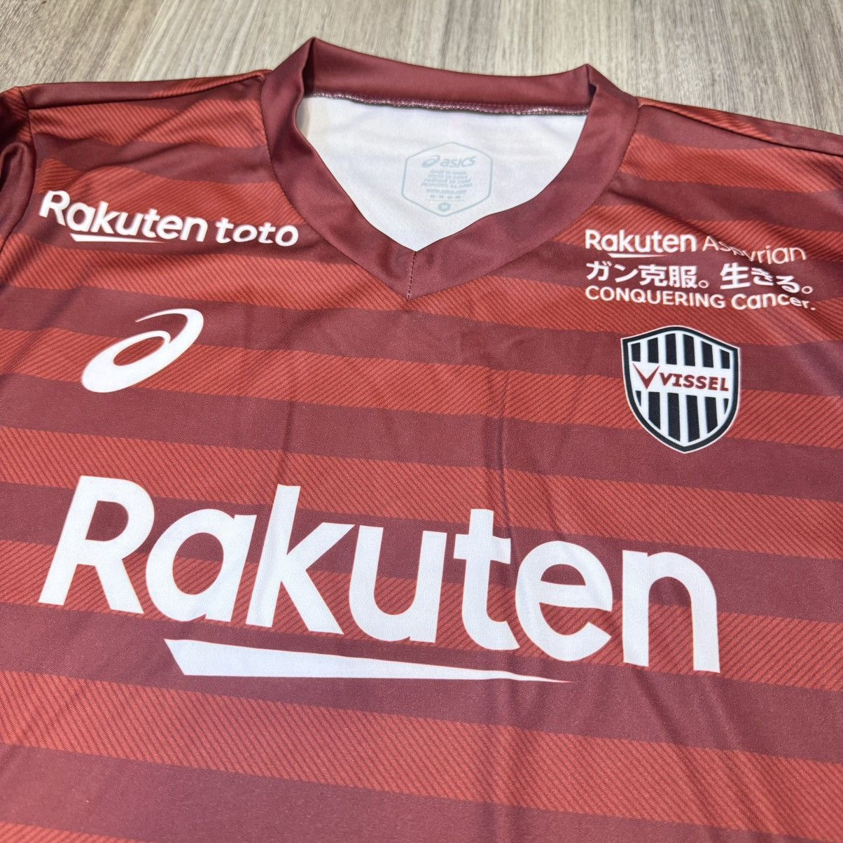 Asics Vissel Kobe 2019 stadium jersey #12 Size US M / EU 48-50 / 2 - 3 Thumbnail