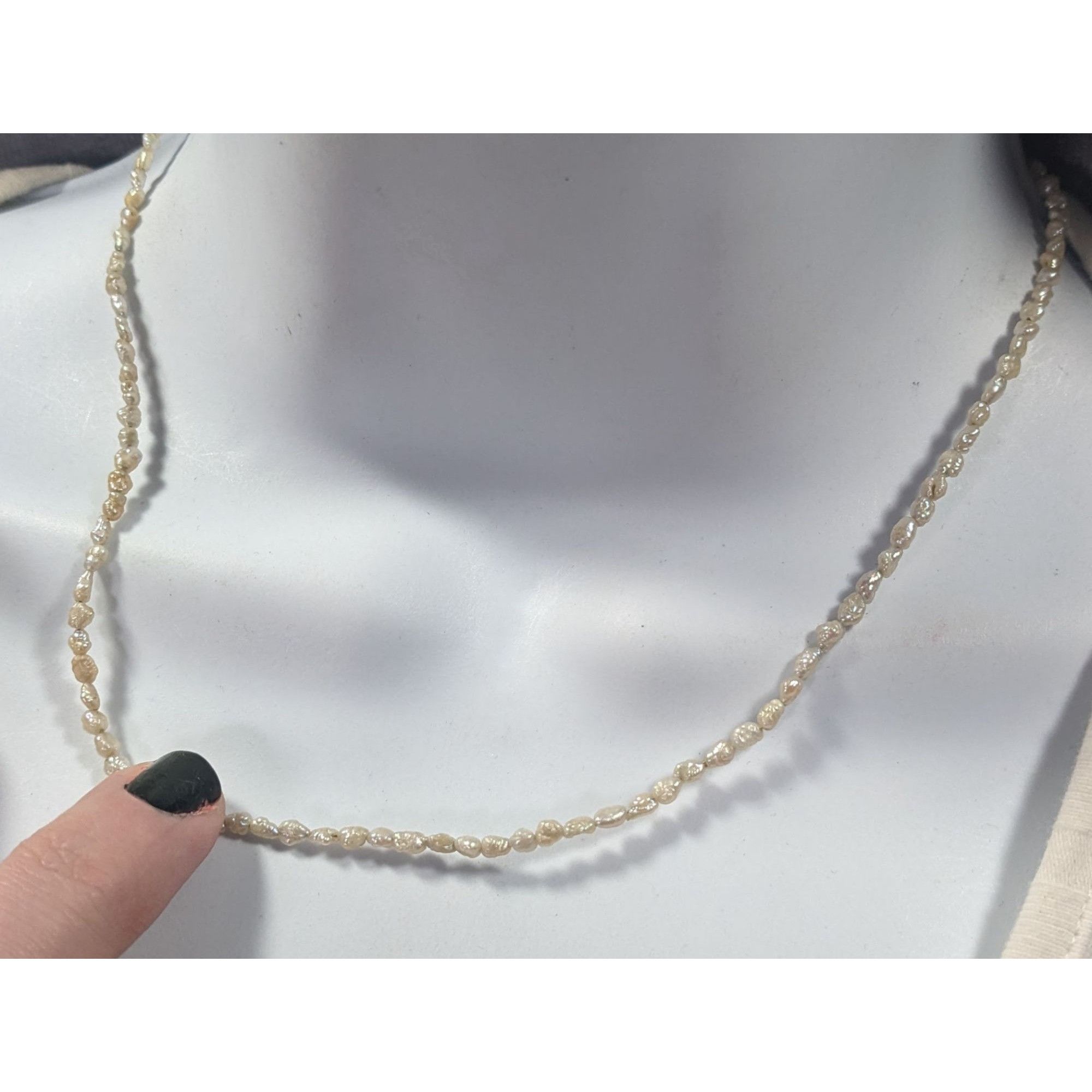 Other Vintage Minimalist Freshwater Pearl Beaded Necklace Size ONE SIZE - 2 Thumbnail