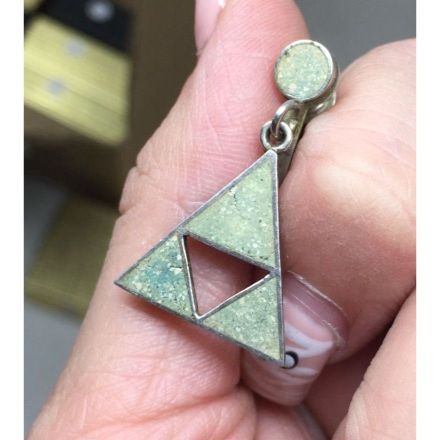 Other Women's Vintage Triangle Shaped Screw Back Dangle Earrings Size ONE SIZE - 4 Thumbnail