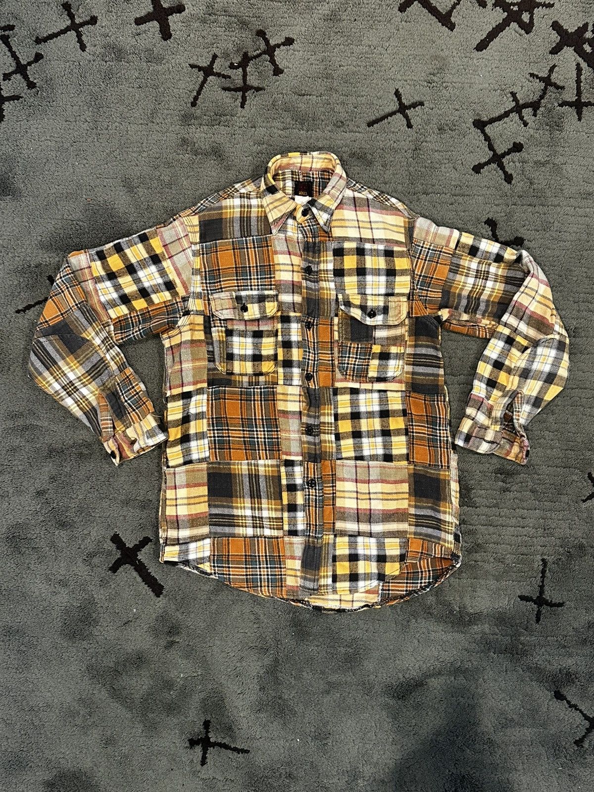 Nepenthes Nepenthes By Hoggs Patchwork Cut and Sew Flannel Needles Size US S / EU 44-46 / 1 - 1 Thumbnail
