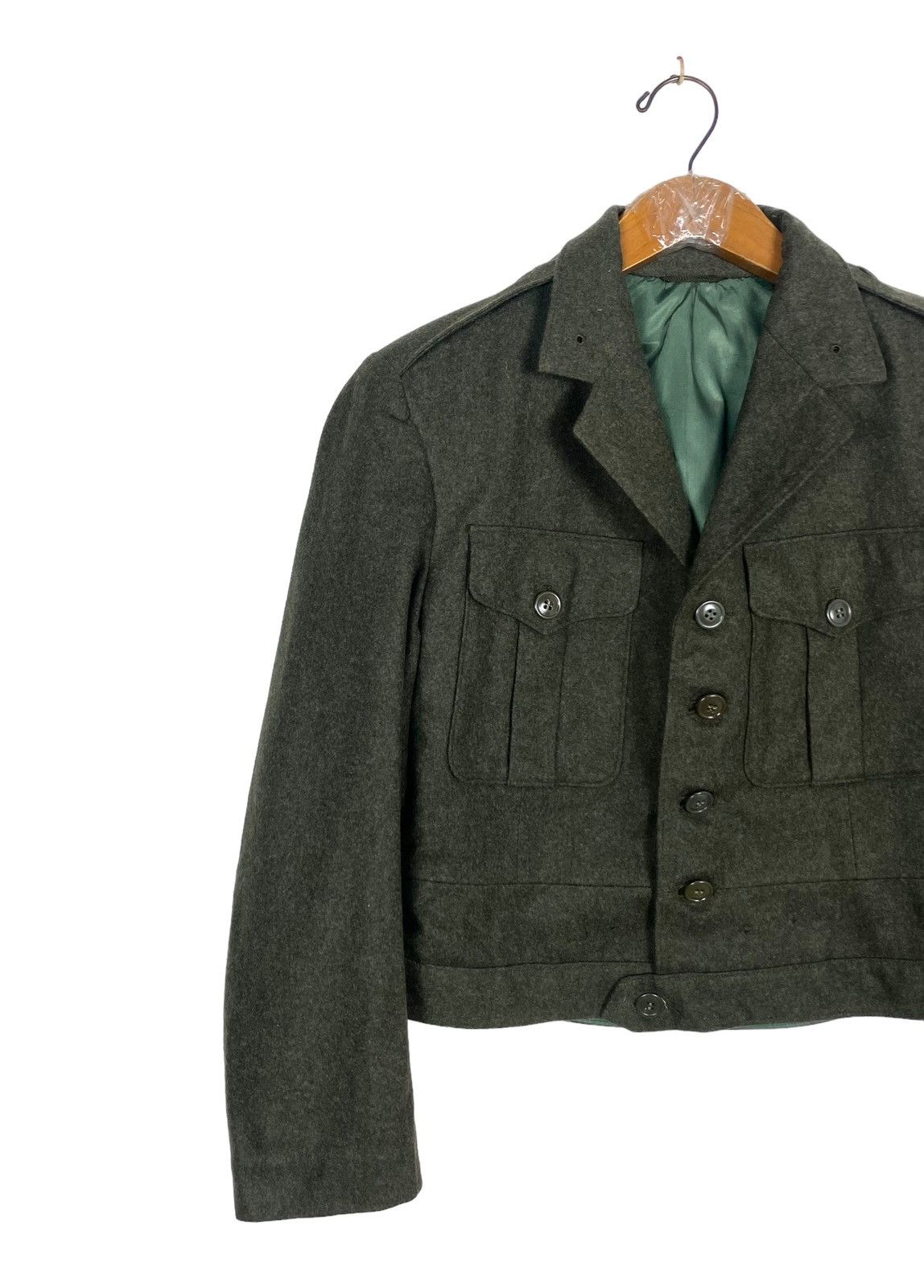 Vintage Rare‼️ Vintage Army Military Wool Coat Size US S / EU 44-46 / 1 - 2 Thumbnail