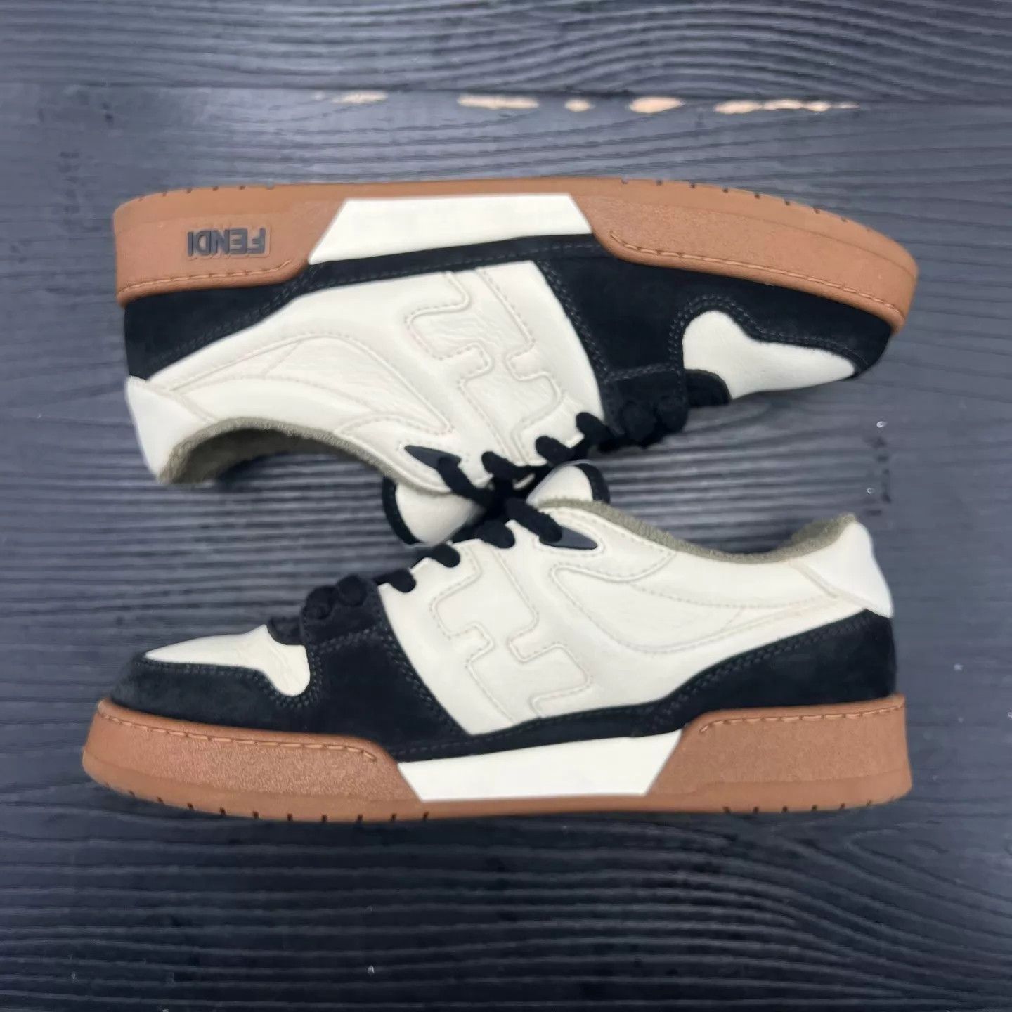 Fendi Fendi Match Black & White 42 Size US 9 / EU 42 - 2 Thumbnail