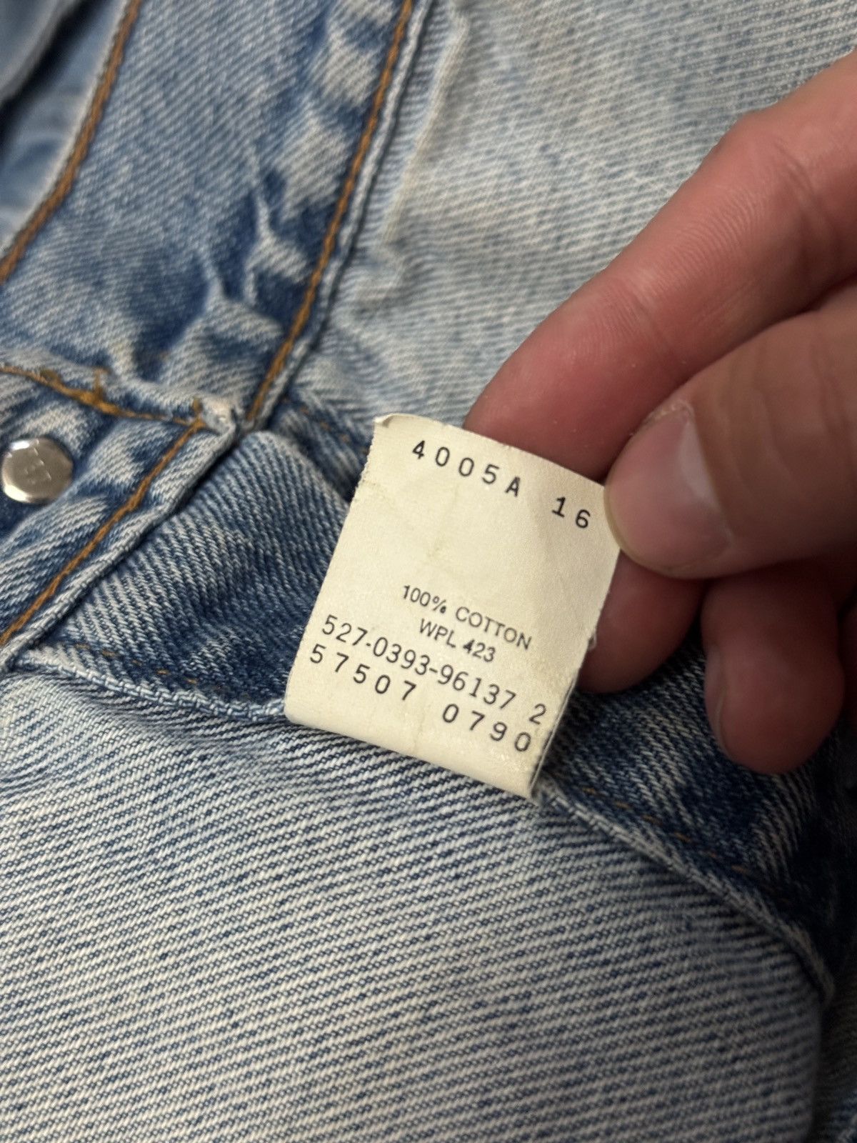 Levi's Vintage Clothing Vintage 90s Levi’s Orange Tab Denim Jacket Sydney Sweeney Size US XL / EU 56 / 4 - 7 Thumbnail