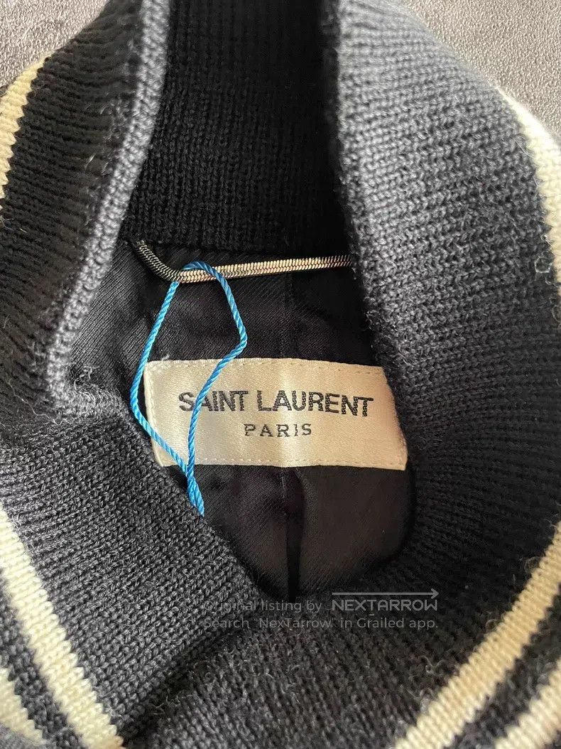 Saint Laurent Paris Saint Laurent Paris Black Samurai Mixed Sheepskin Wool Bas Size US XS / EU 42 / 0 - 5 Thumbnail