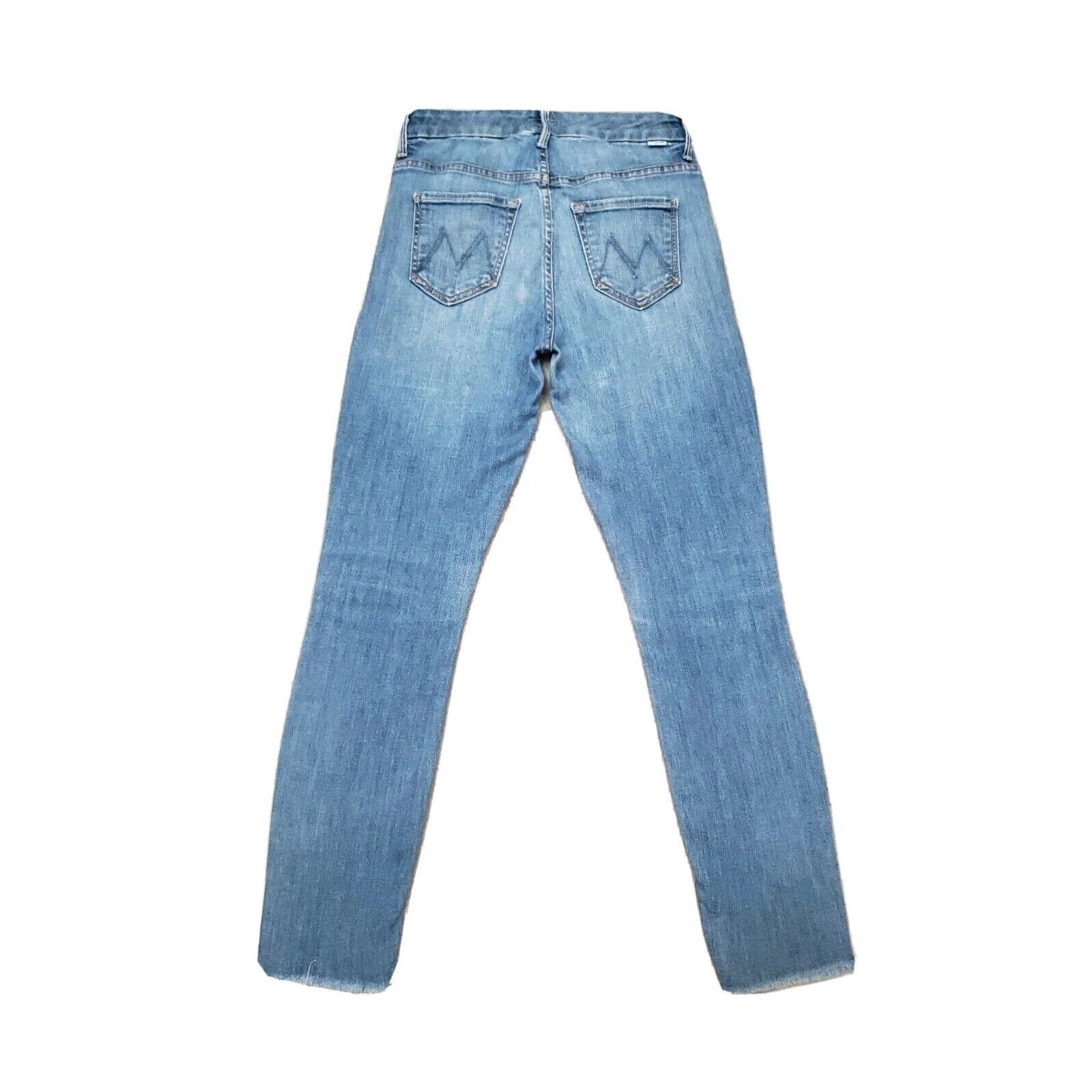 MOTHER MOTHER One Smart Cookie High waisted Looker Ankle Fray Size 25" / US 0 / IT 36 - 6 Thumbnail