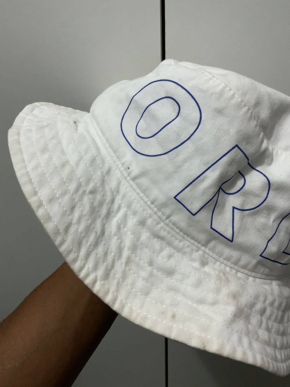 Hat Club Absorb Spellout White Bucket Hat Size ONE SIZE - 8 Thumbnail