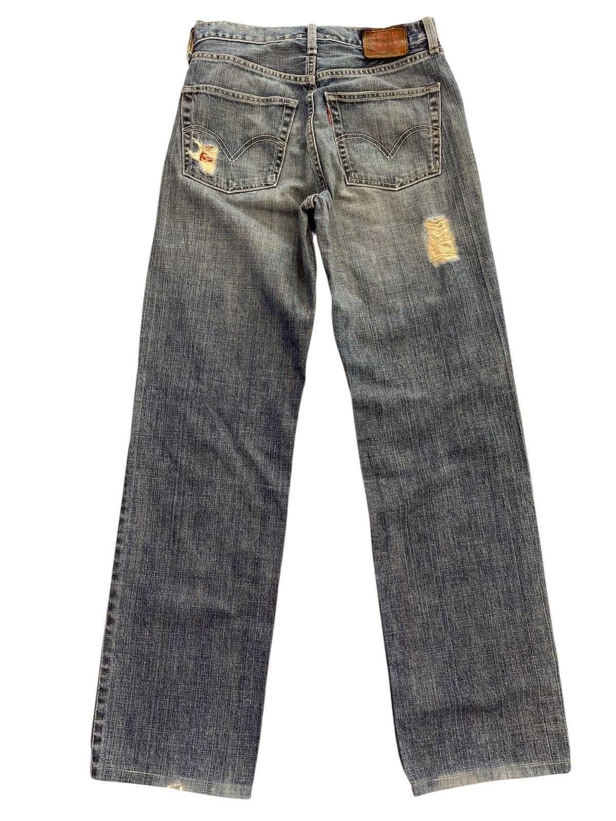 Levi's Levi’s Distressed Faded Wash Style Loose Jeans Size US 28 / EU 44 - 3 Thumbnail