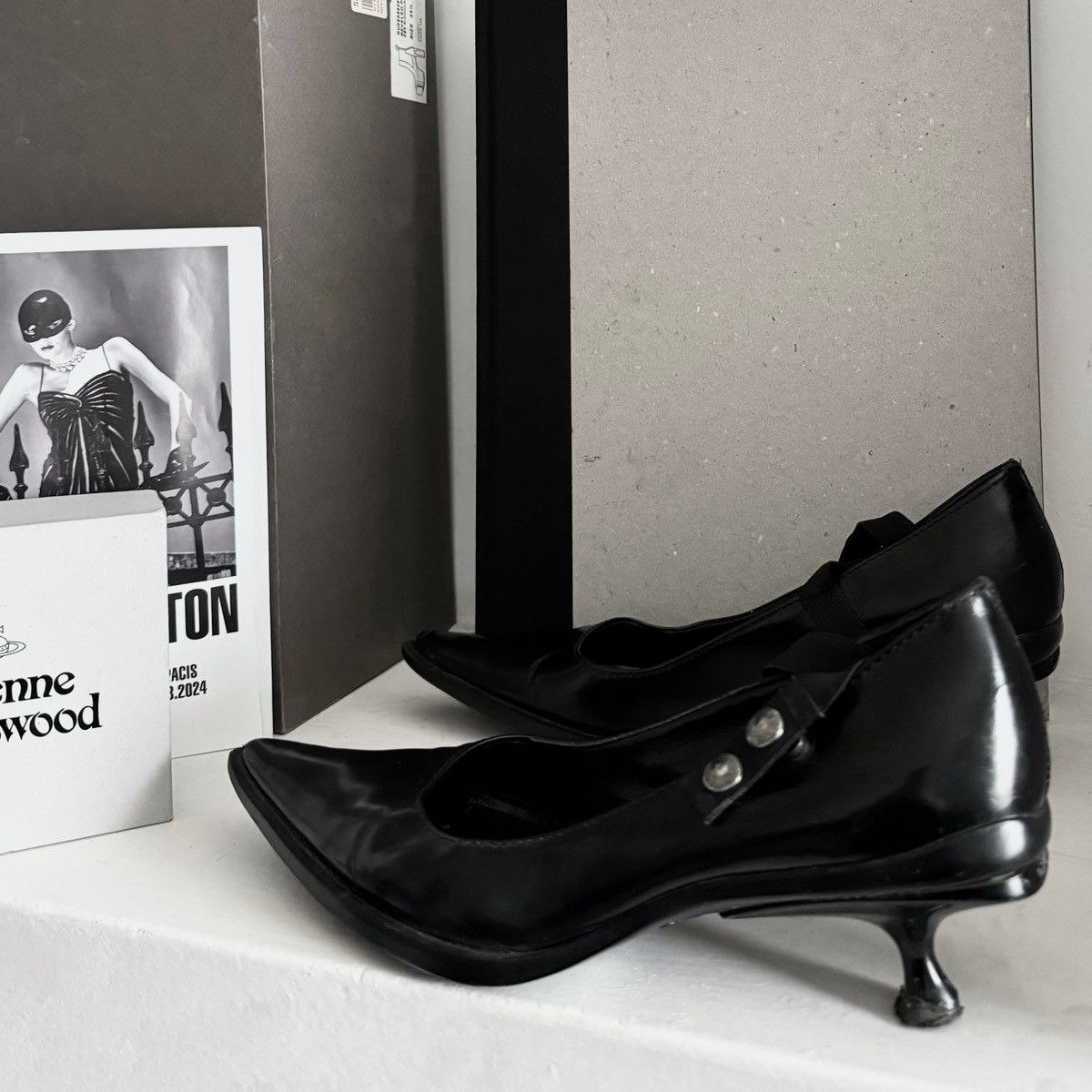 Miu Miu Miu Miu 1999 leather kitten heels Size US 7 / IT 37 - 6 Thumbnail