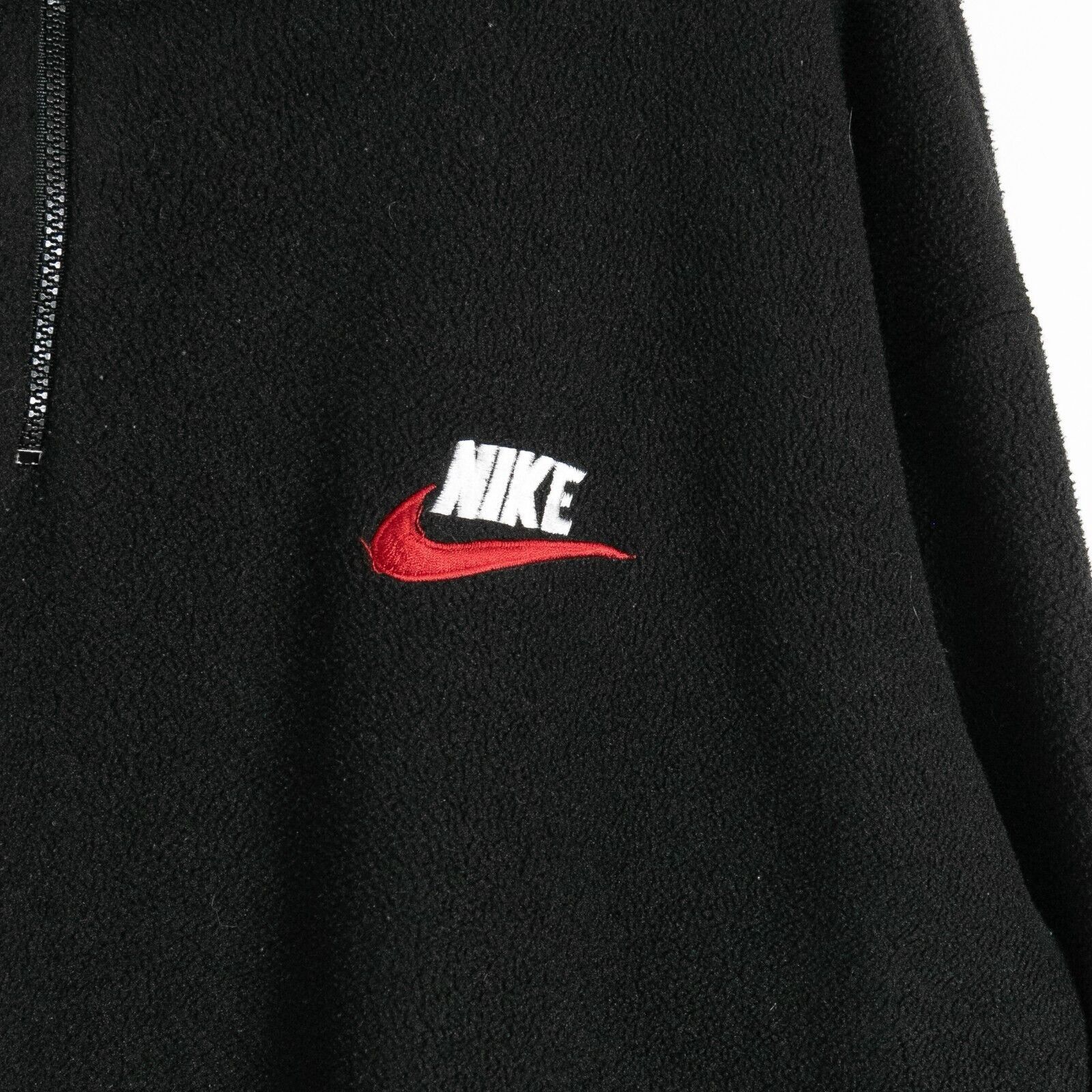 Nike Nike 80s Nike Quarter Zip Fleece Sweater Mens XL Distressed Size US XL / EU 56 / 4 - 3 Thumbnail