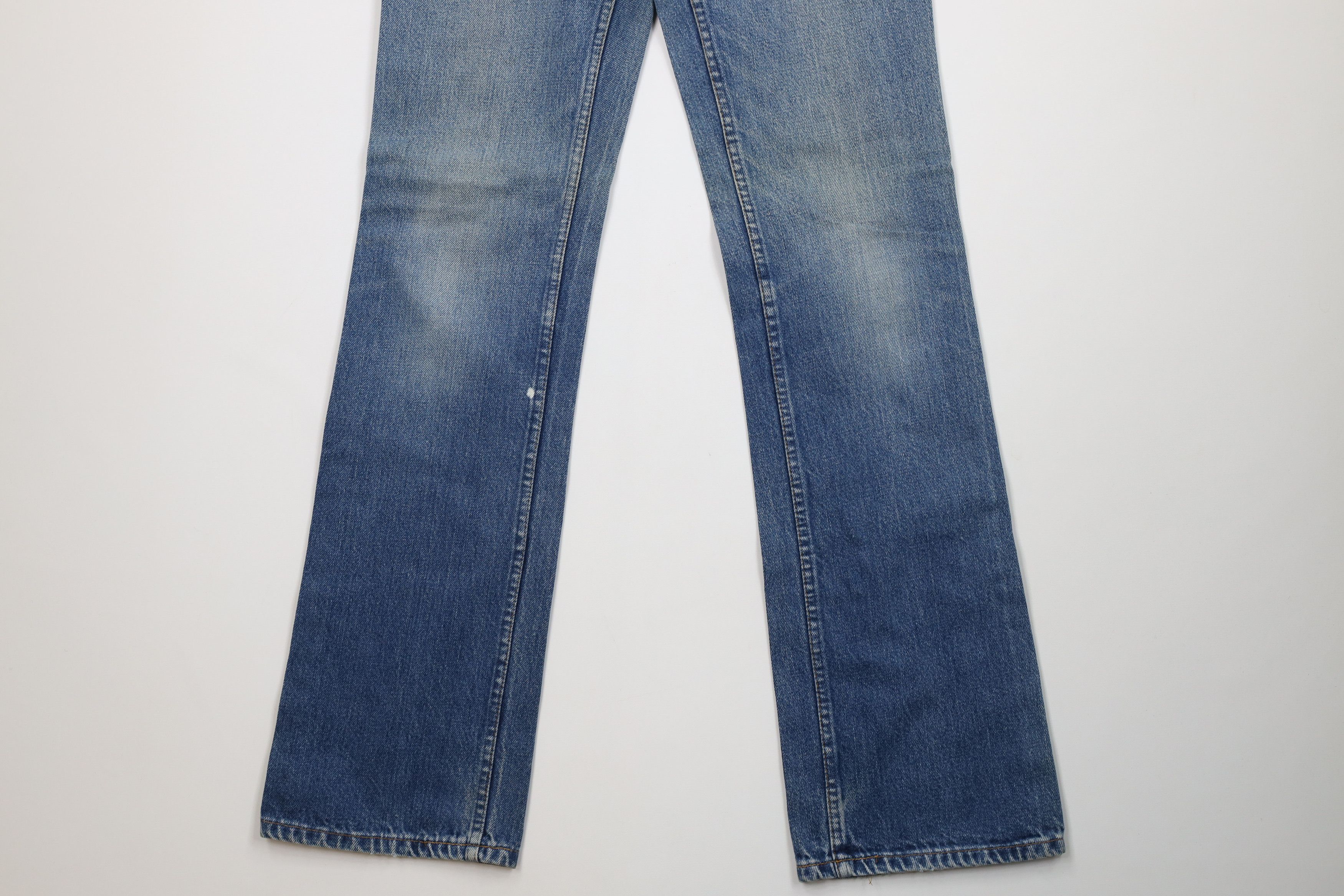 Vintage Vintage 70s Streetwear Western Flared Denim Jeans Blue USA Size US 29 - 4 Thumbnail