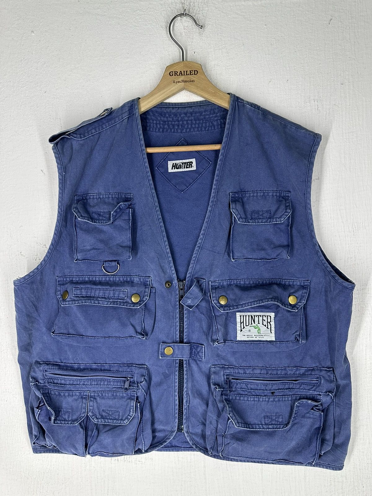 Hunter × If Six Was Nine × Vintage Vintage Vest Hunter The Great Western Style Design Of USA Size US L / EU 52-54 / 3 - 1 Thumbnail
