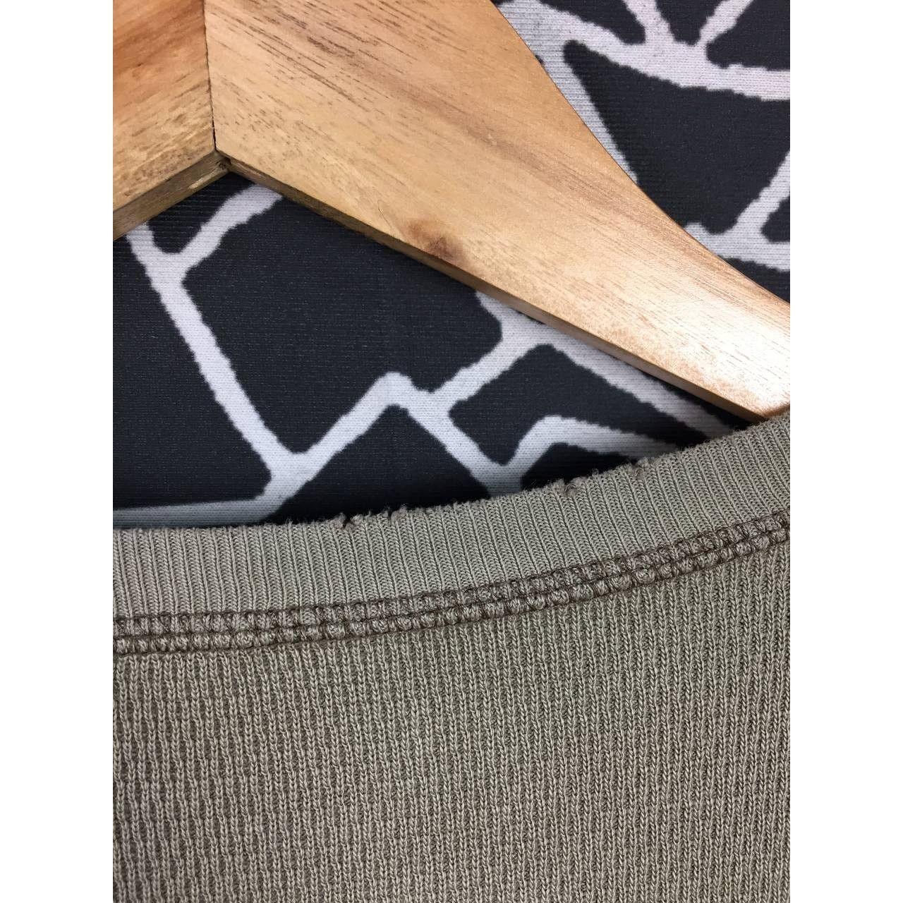 Avirex × Vintage Vtg Avirex U.S Army Fort Riley Waffle Knit Longsleeve Tee Size US M / EU 48-50 / 2 - 14 Thumbnail