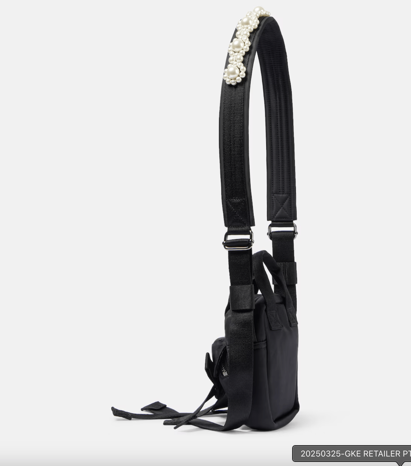 Simone Rocha Simone Rocha black Mini beaded crossbody bag Size ONE SIZE - 4 Thumbnail