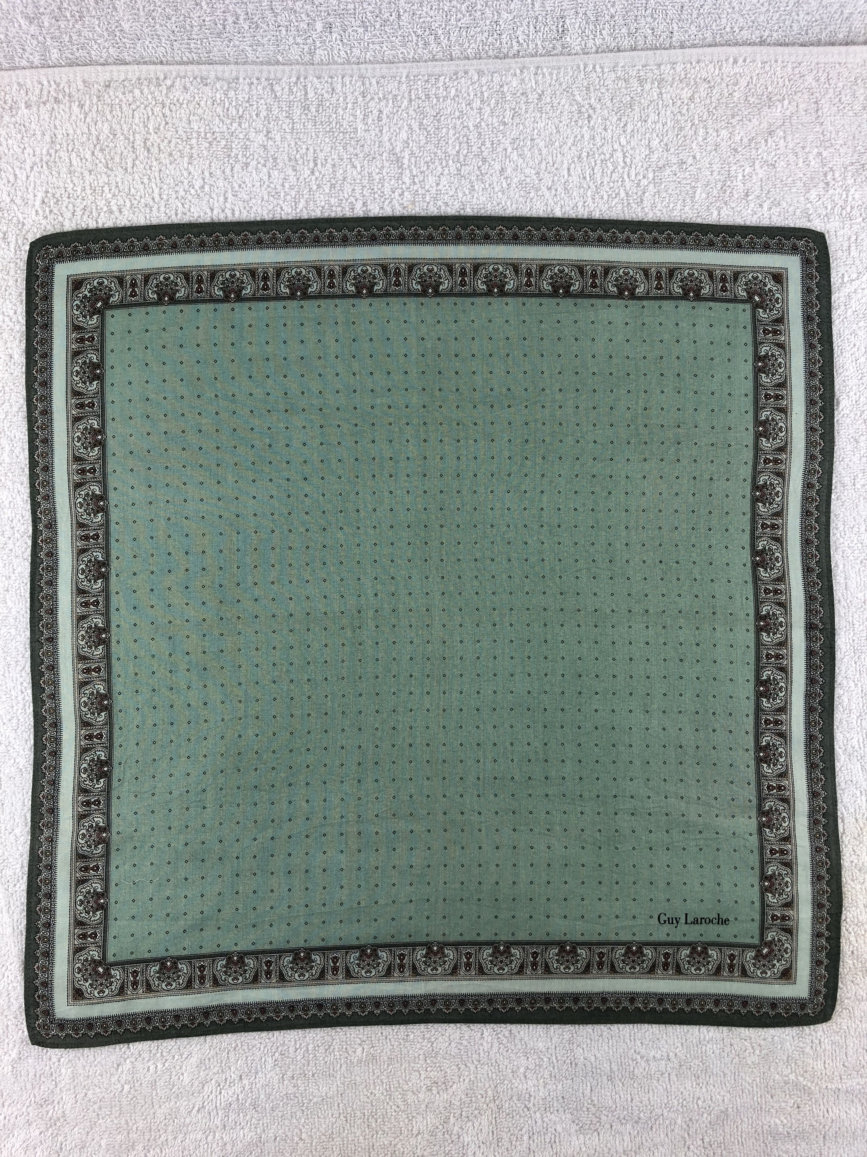 Guy Laroche × Vintage Guy Laroche Handkerchief / Bandana / Neckerchief Size ONE SIZE - 3 Thumbnail