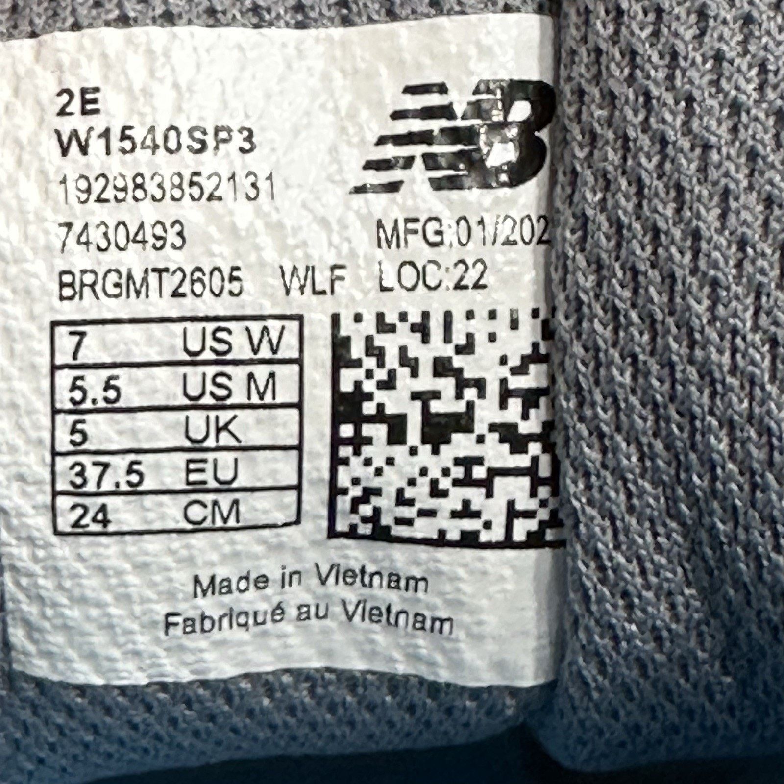 New Balance Size 7 New Balance 1540v3 Silver Polaris W New Roll Bar Wide Size US 7 / IT 37 - 8 Thumbnail